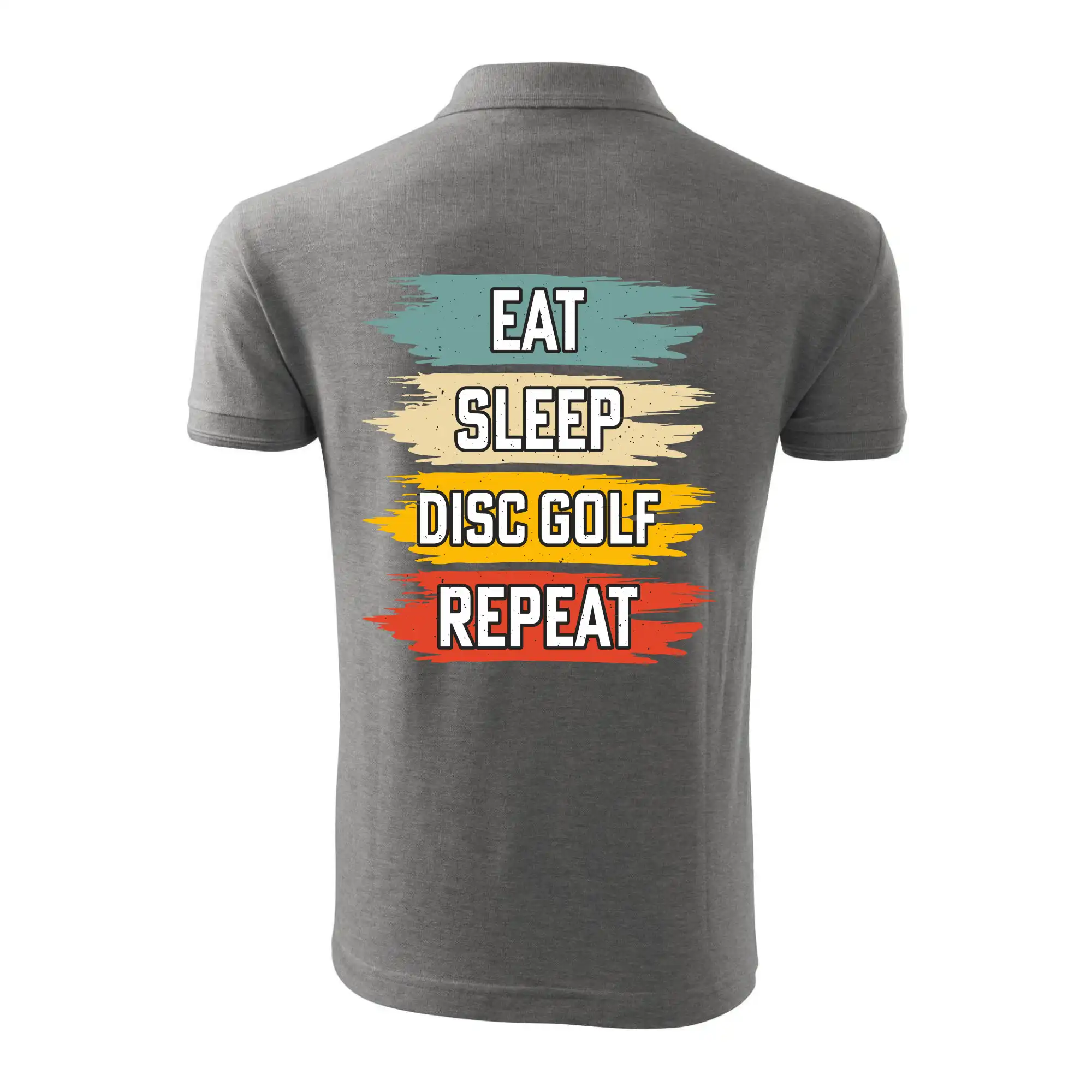 Disc Golf eat sleep barevné