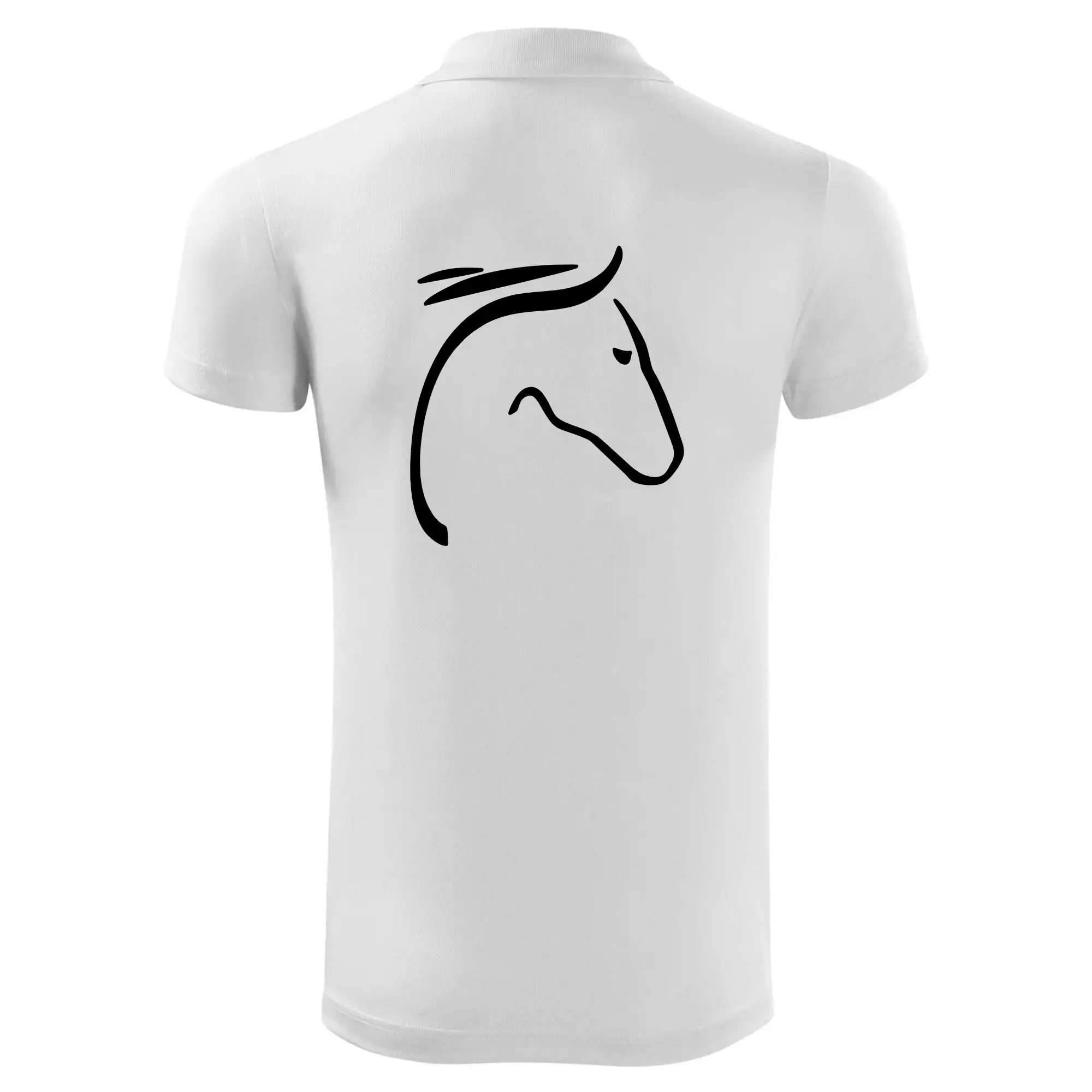 Kůň - hlava silueta