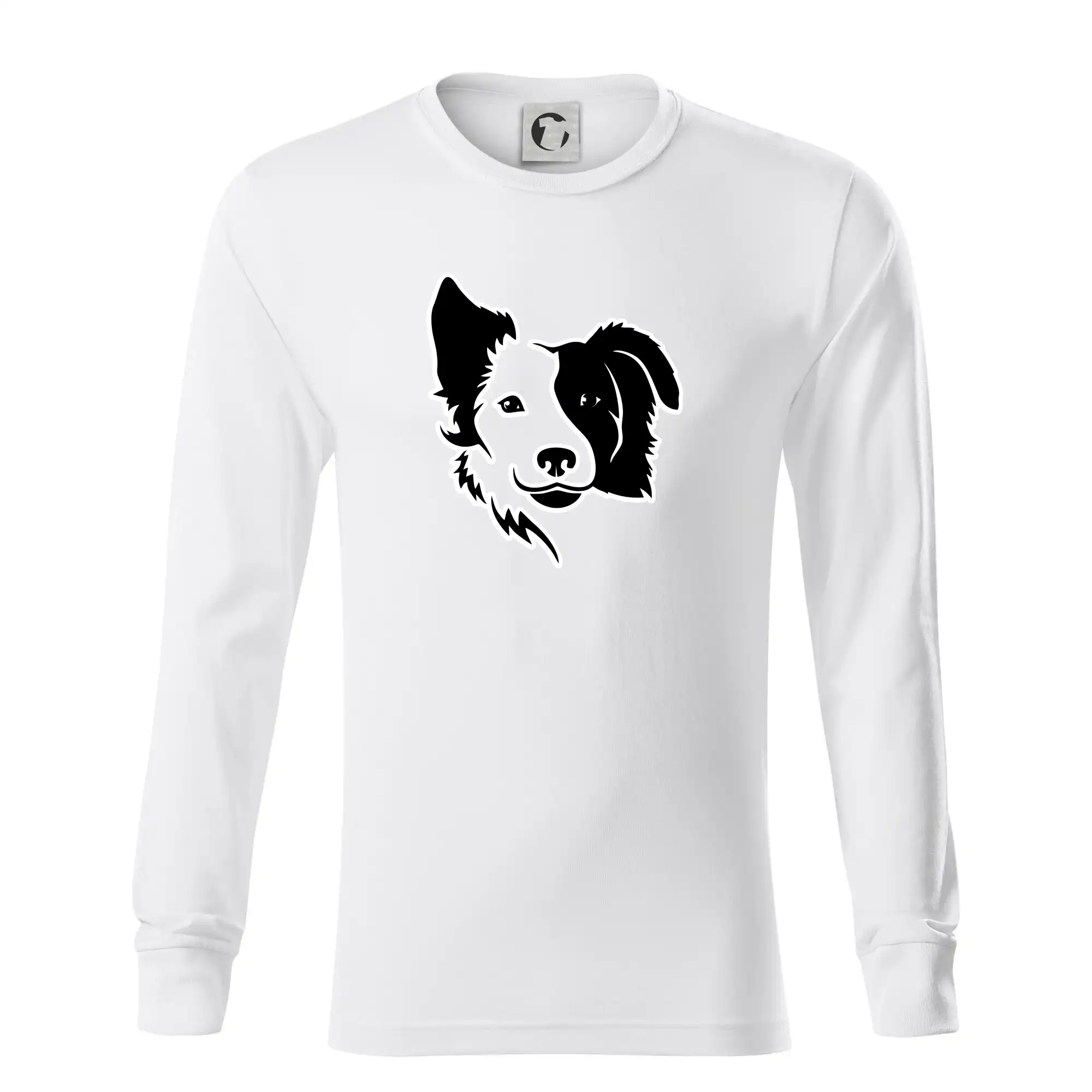 Border kólie obrys hlavy