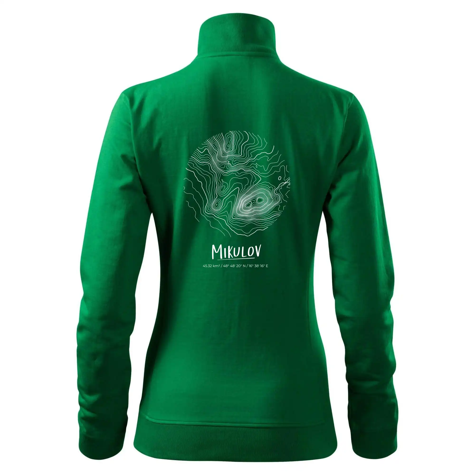 Mikulov - vrstevnice v kruhu