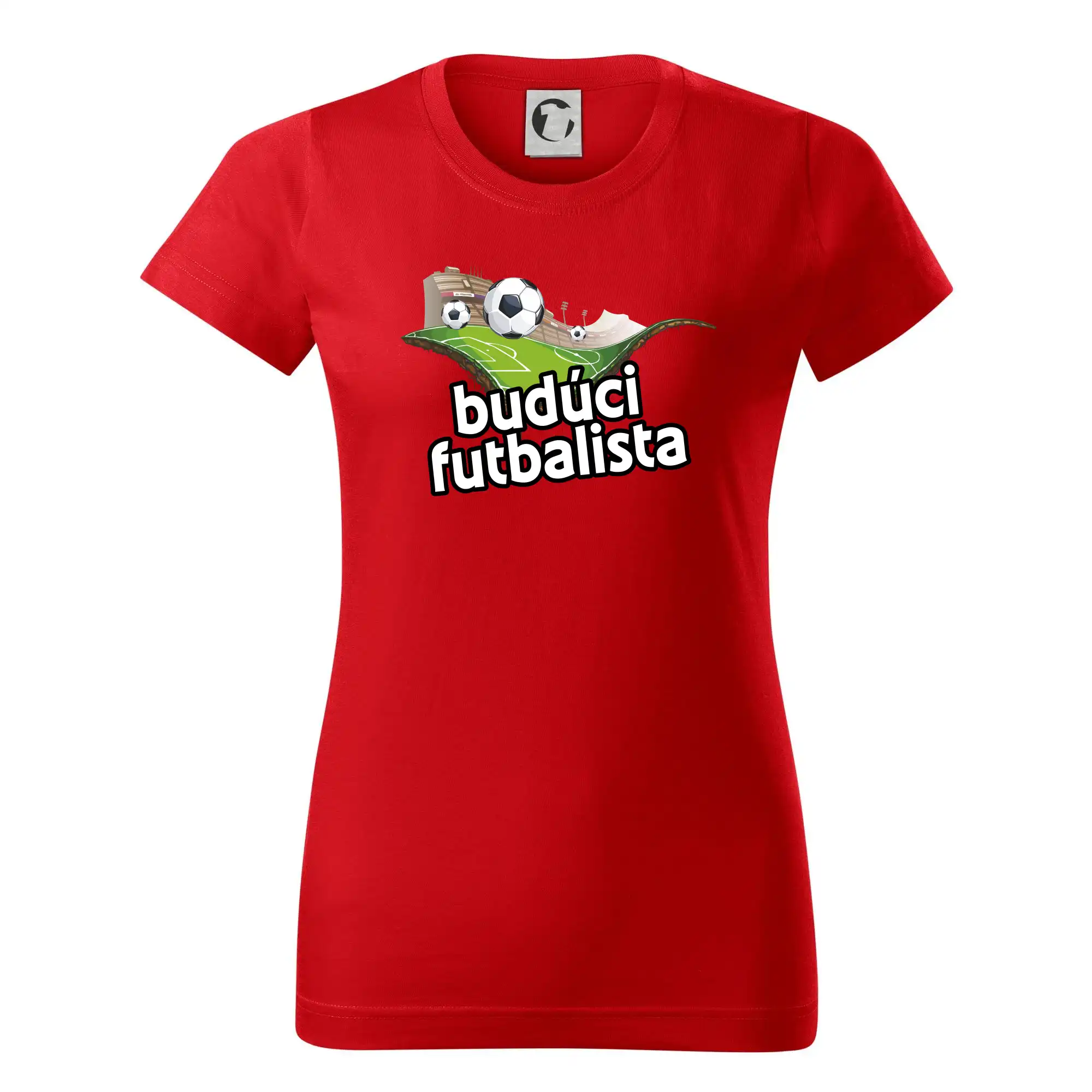 Budúci futbalista - Dámske tričko basic - ľahko voľnejšie a dlhšie