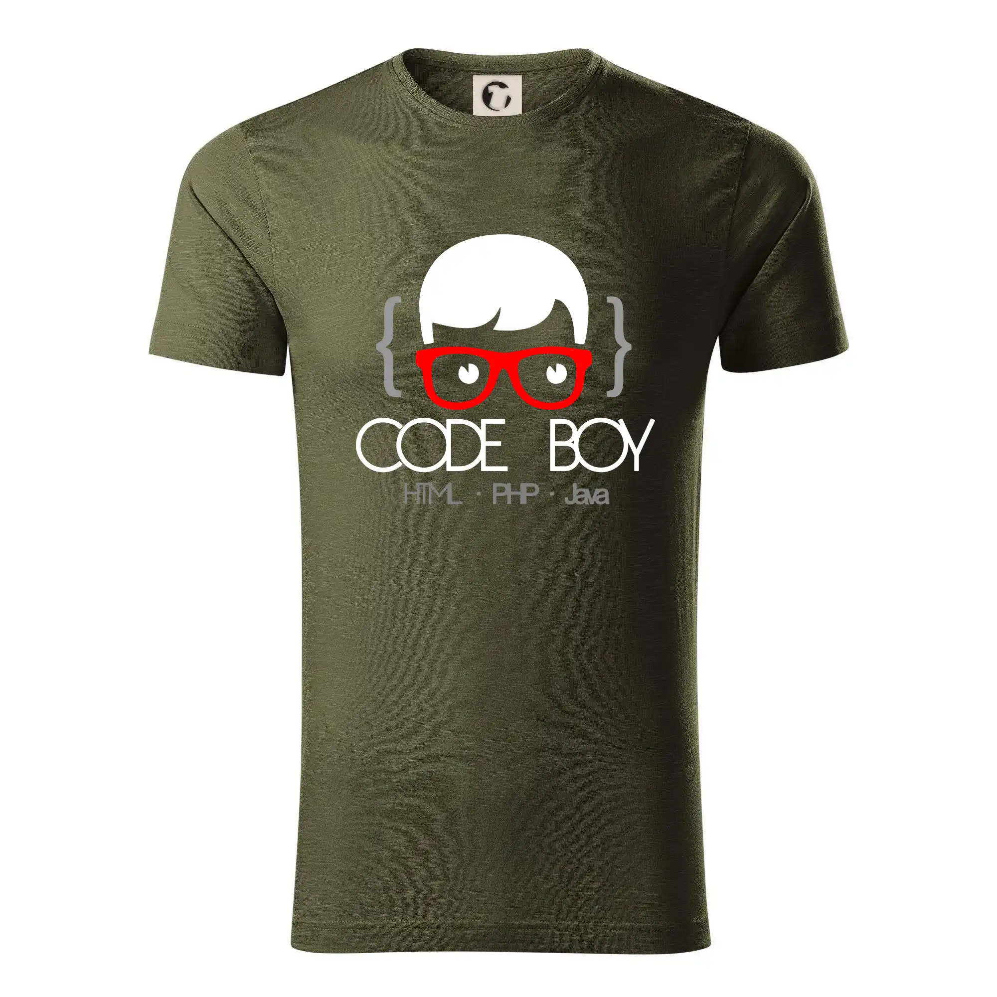 Tričká pre ajťákov - Code Boy - Tričko z organickej bavlny