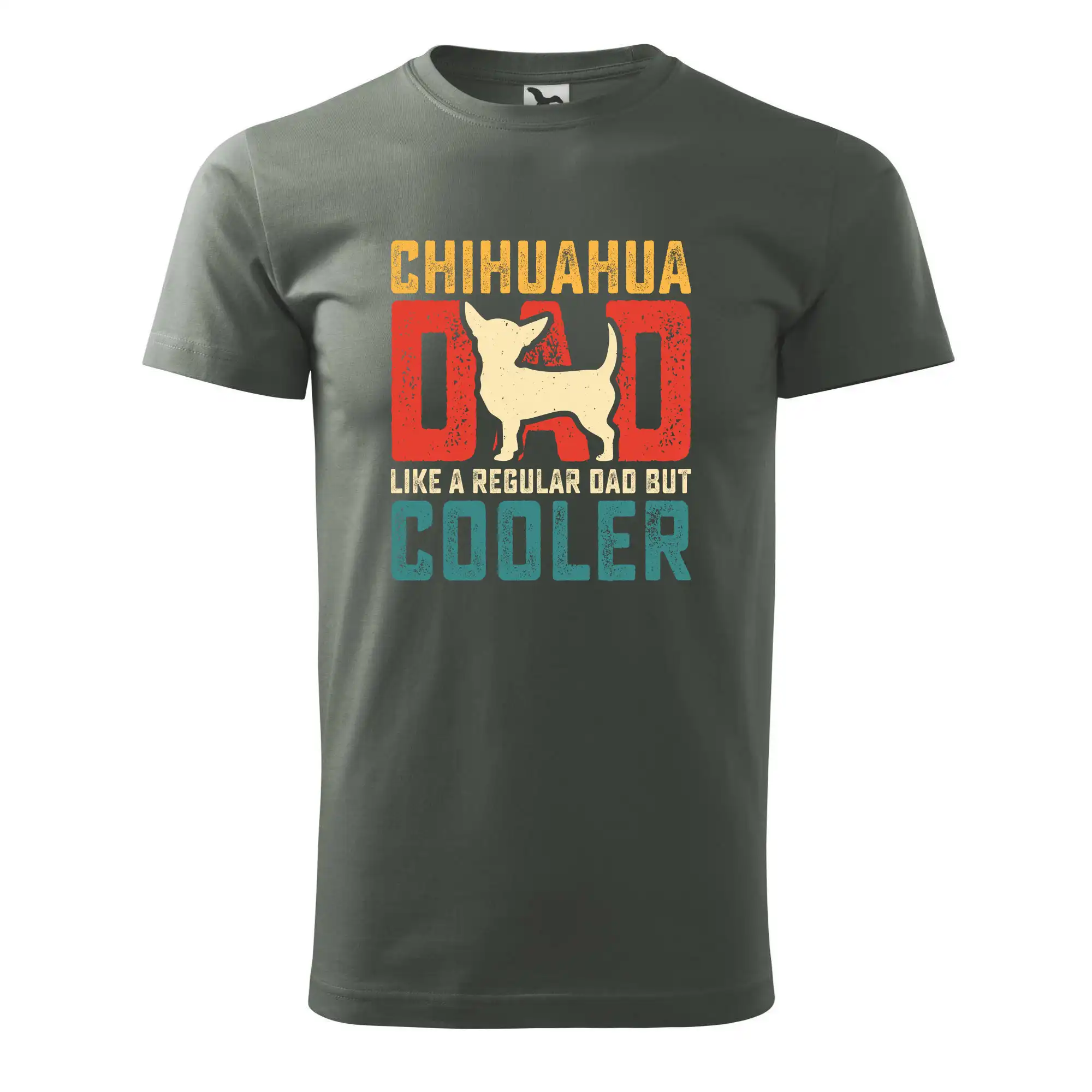 Čivava - Chihuahua dad like a regular dad - Klasické pánske tričko vyššej gramáže