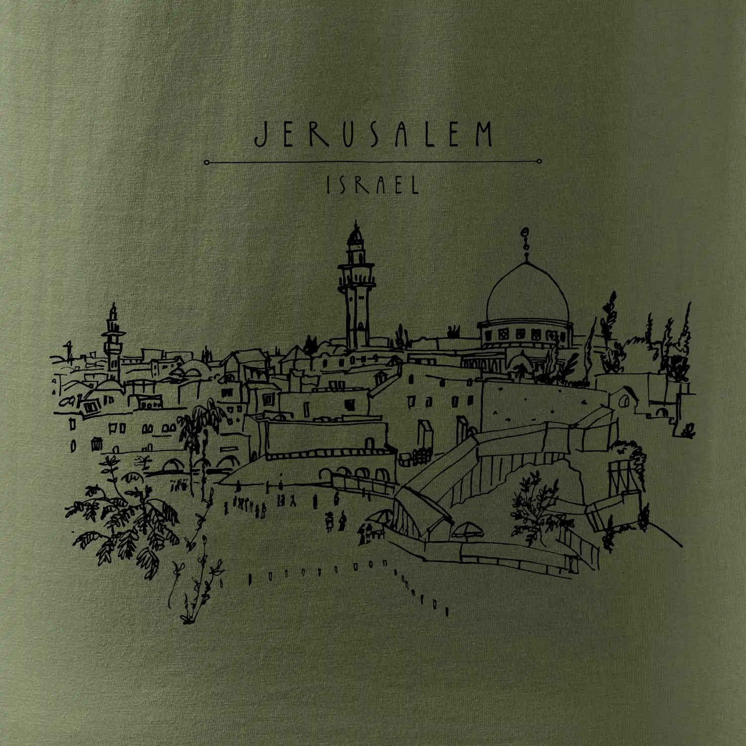 Kreslený Jeruzalém