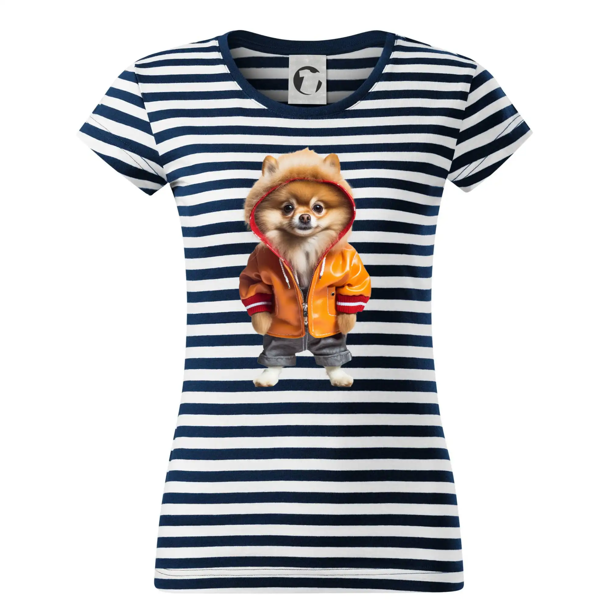 Pomeranian v bundě