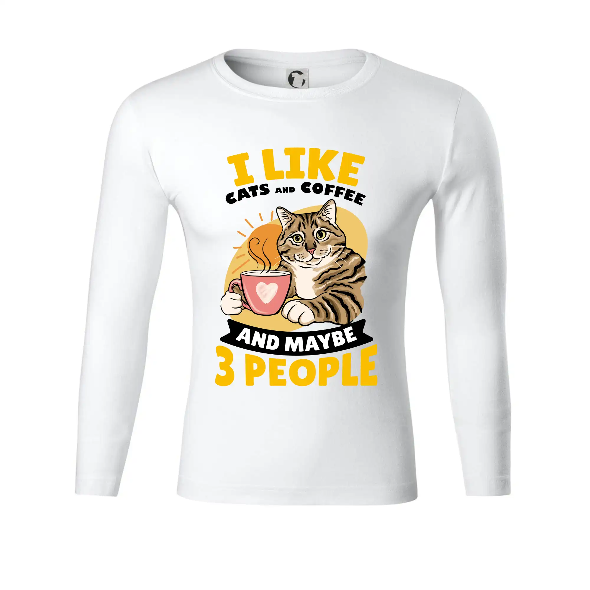 I like cats and coffee and maybe 3 people