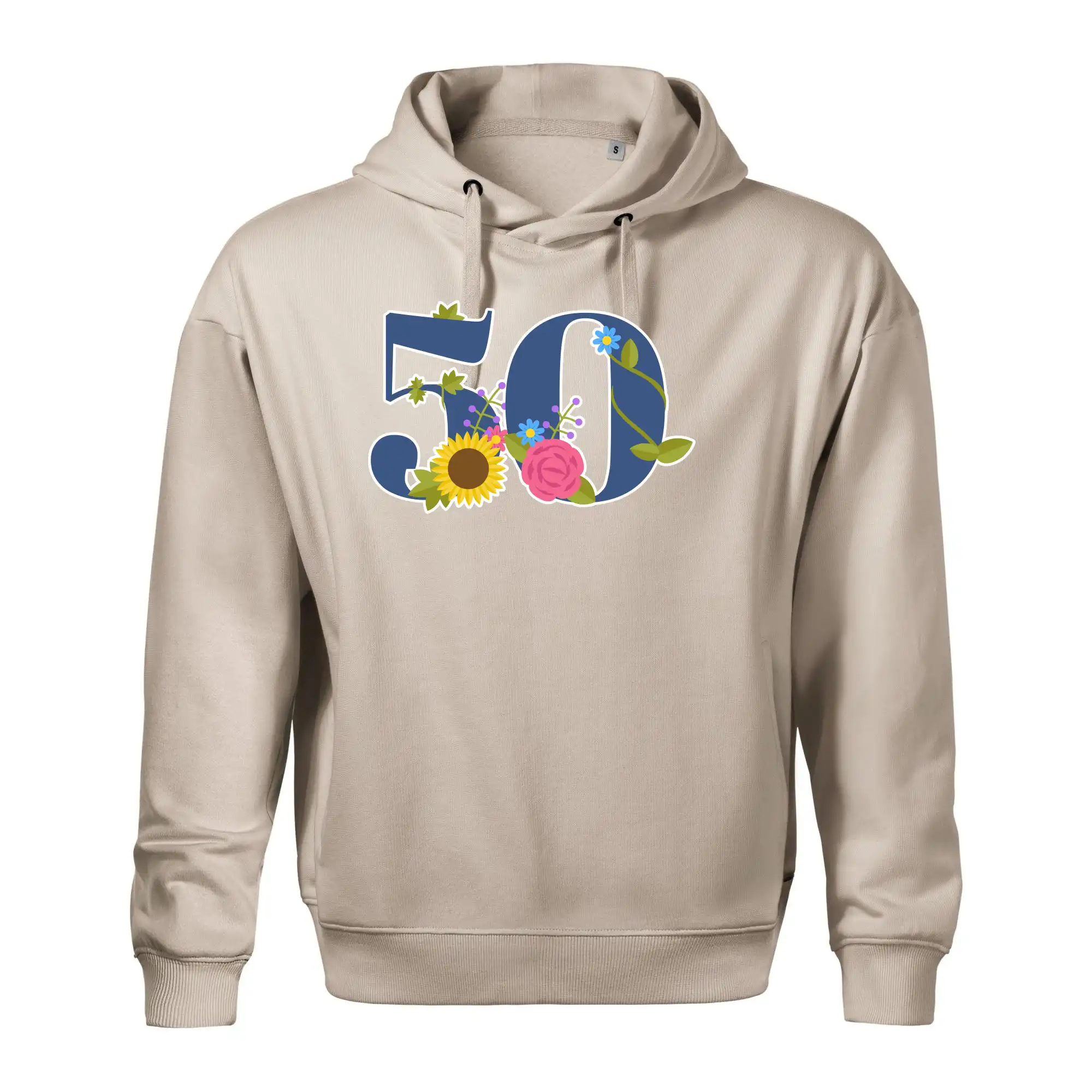 Květinové číslo kreslené - 50