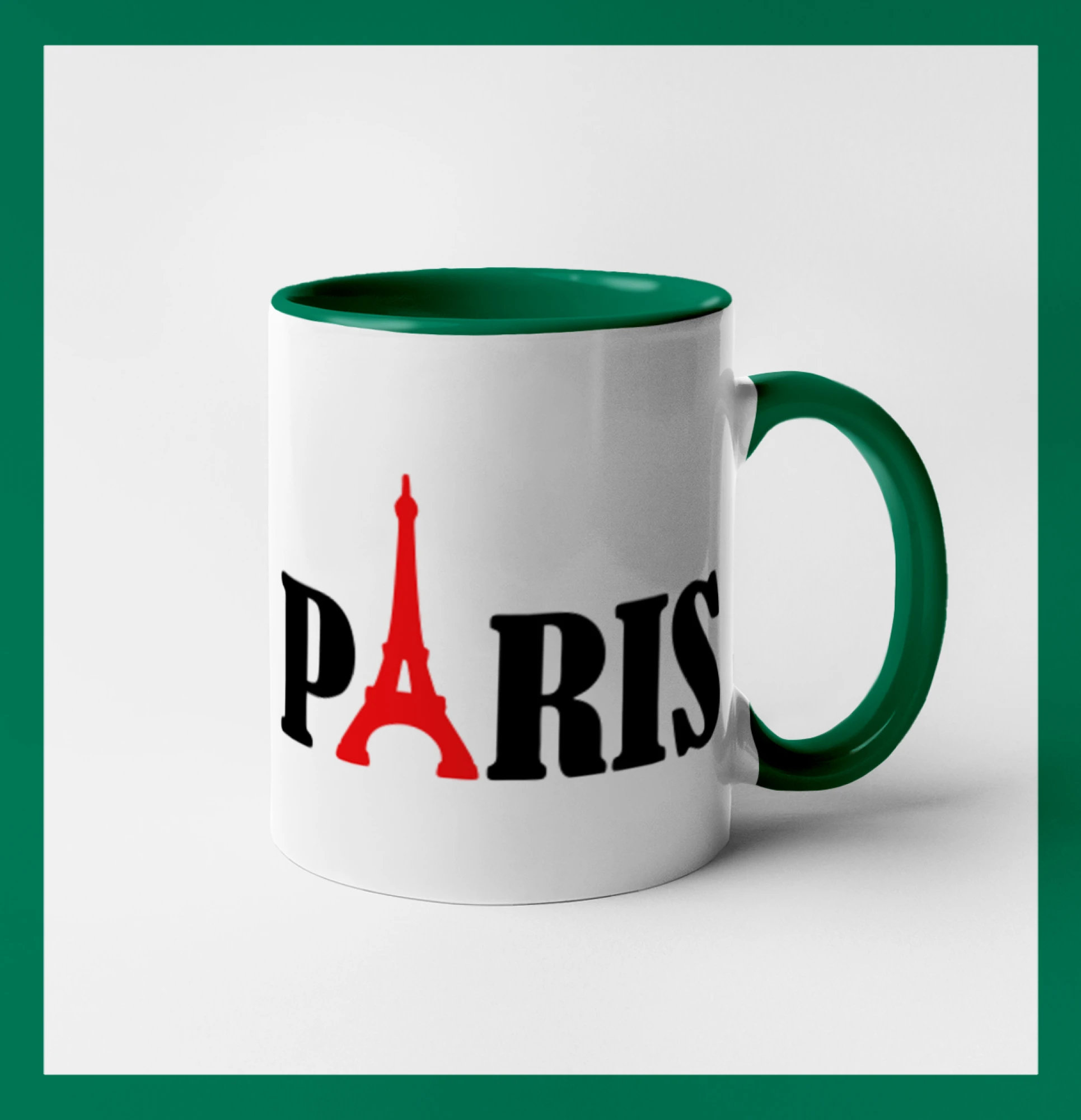 Paris nápis Eiffelova věž