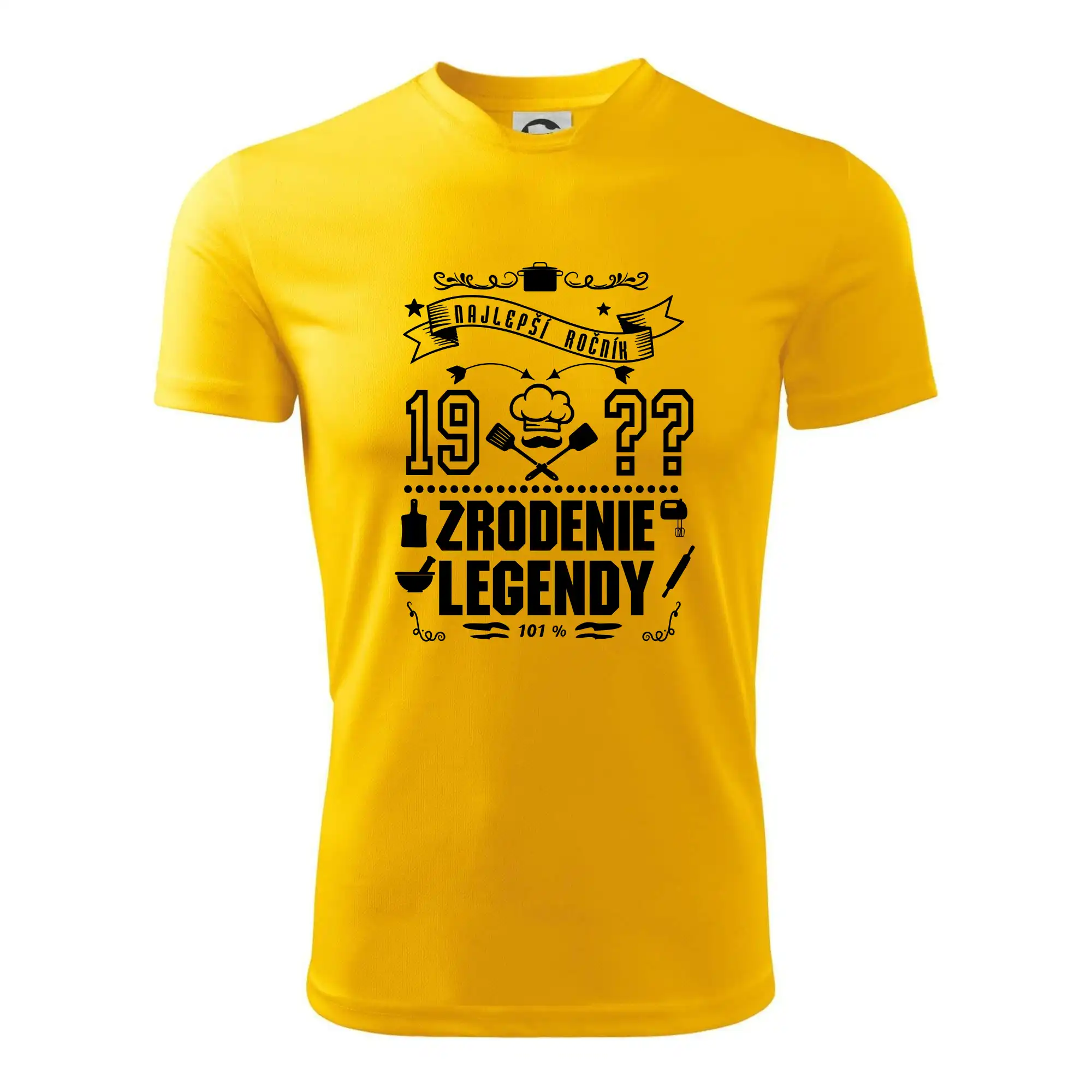 Trička Zrodenie legendy - Zrodenie legendy pre kuchárov - Pánske tričko Fantasy športové