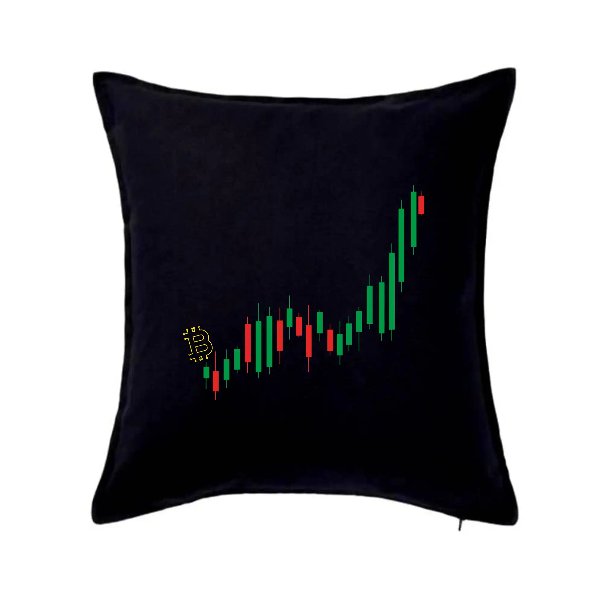 Bitcoin candle bar - Vankúš 50x50
