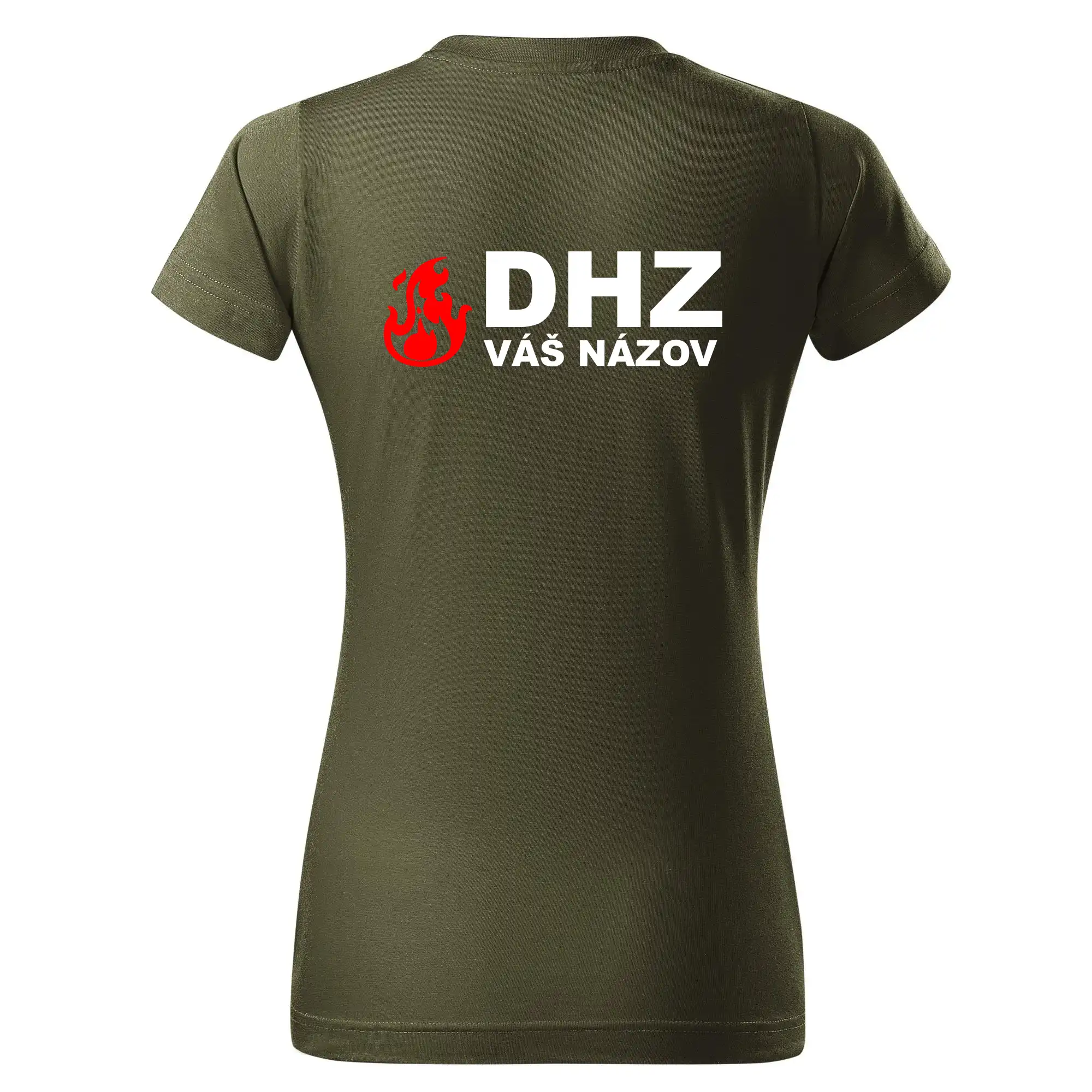 DHZ (oheň, firesport, názov sboru - vlastný nápis)