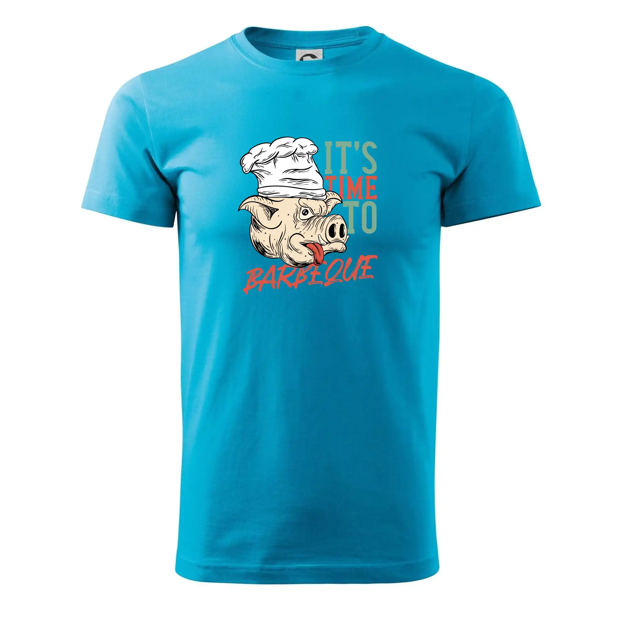 Tričká a zástery na grilovanie - It's Time to Barbeque - Pánske tričko nižšej gramáže