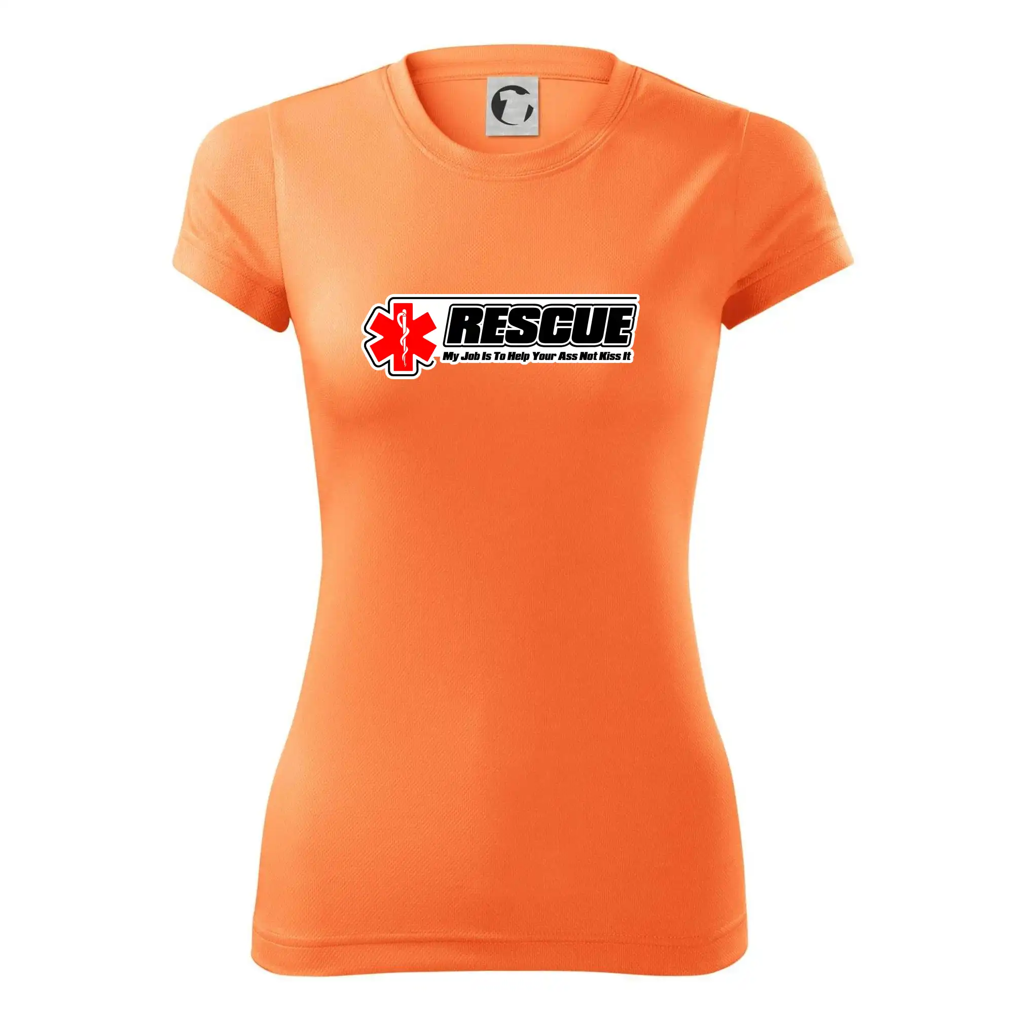 Tričká a mikiny pre záchranárov a lekárov - Kvalitné oblečenie pre zdravotníkov - Rescue My Job Is To Help Your Ass Not Kiss It - Dámske Fantasy športové (dresovina)