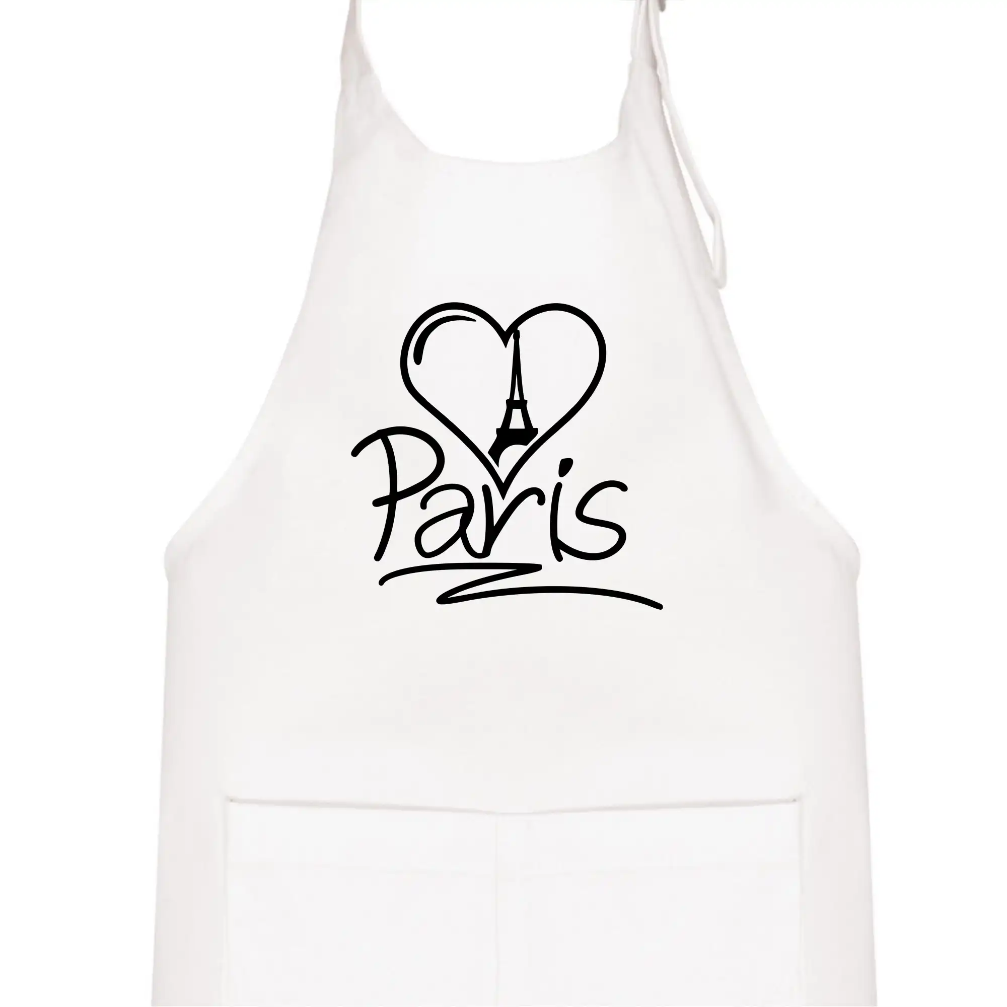 Tričká Francúzsko - Srdce Paris - Detská zástera na varenie