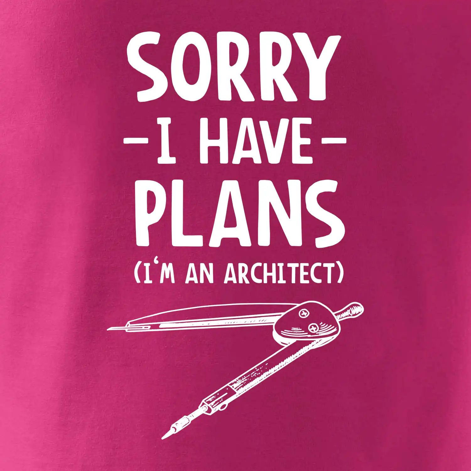 Sorry I have plans - architect
