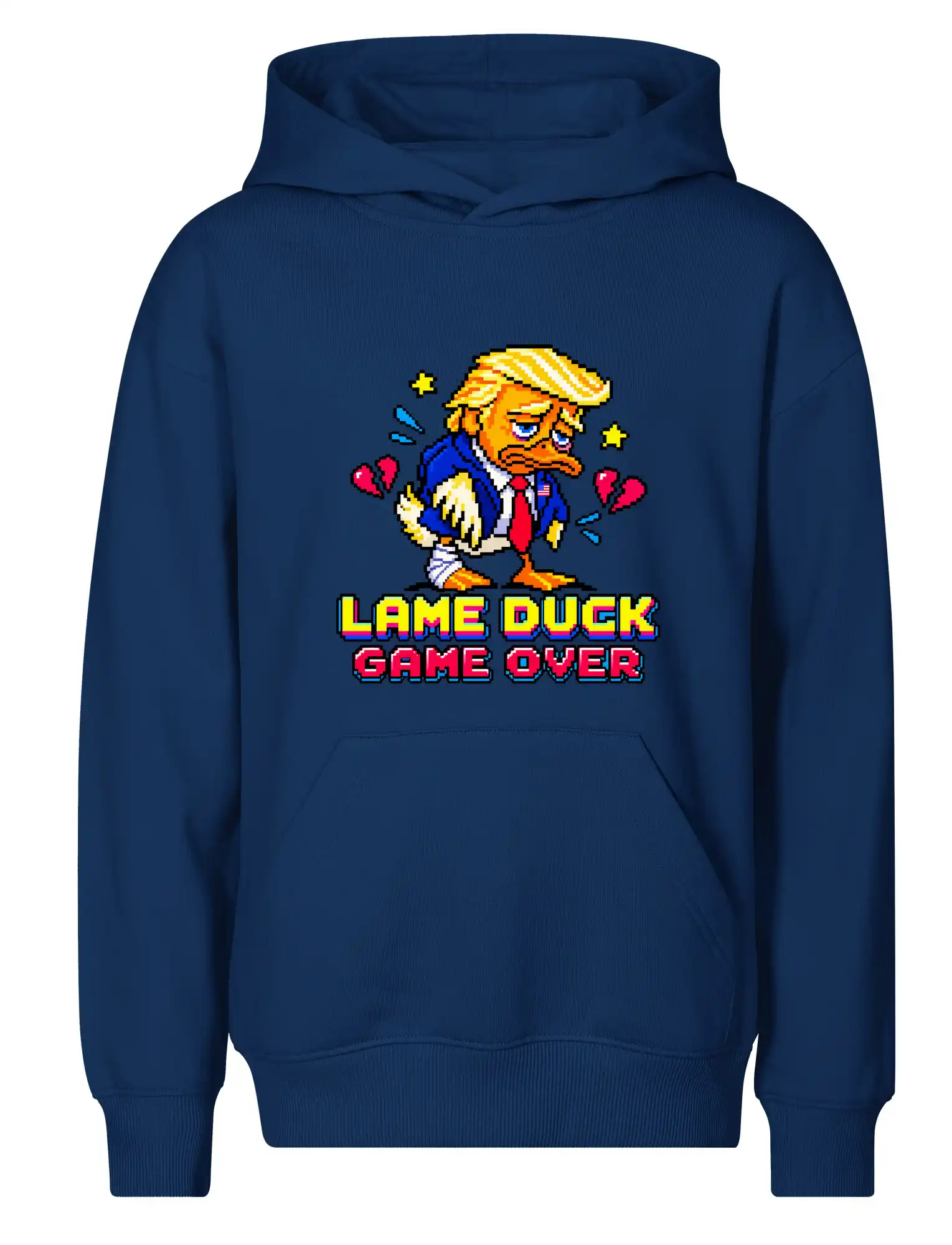 Trump lame duck pixel art game over