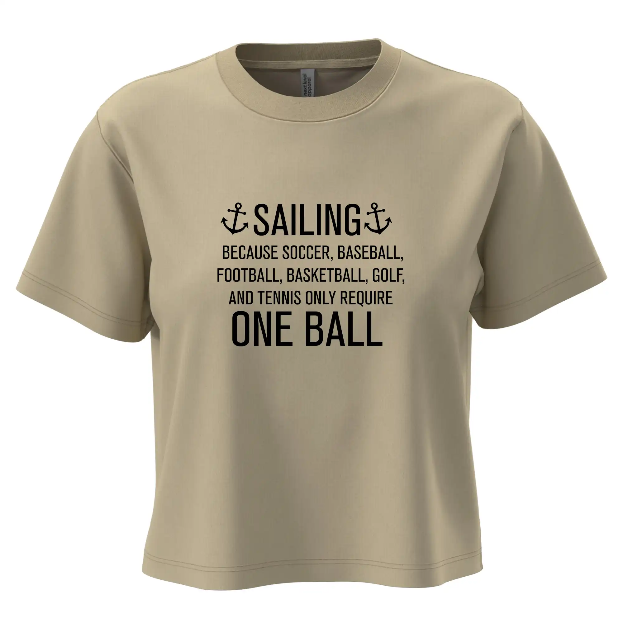 Sailing beacause one ball