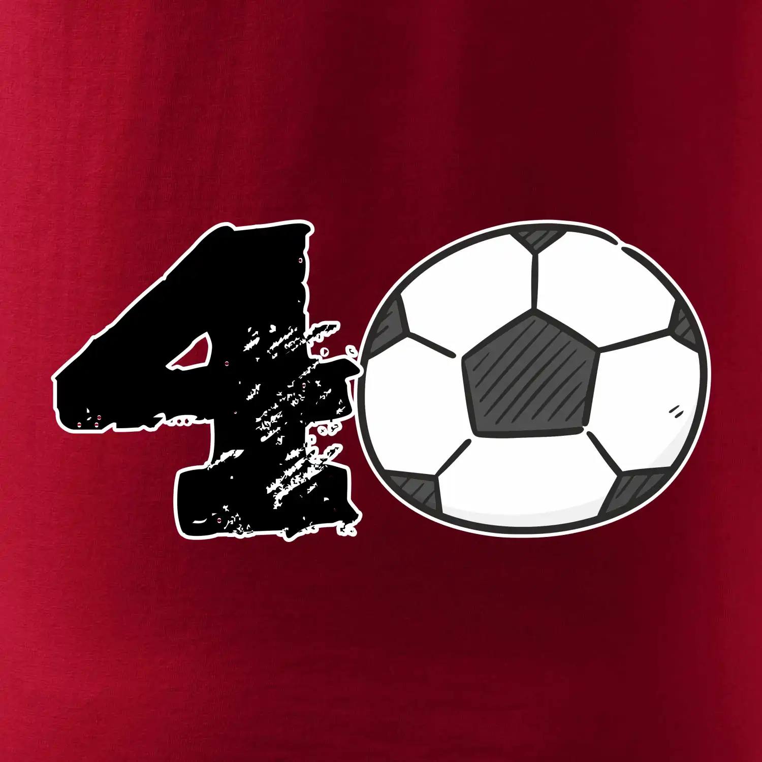 Fotbal kulaté narozeniny 40