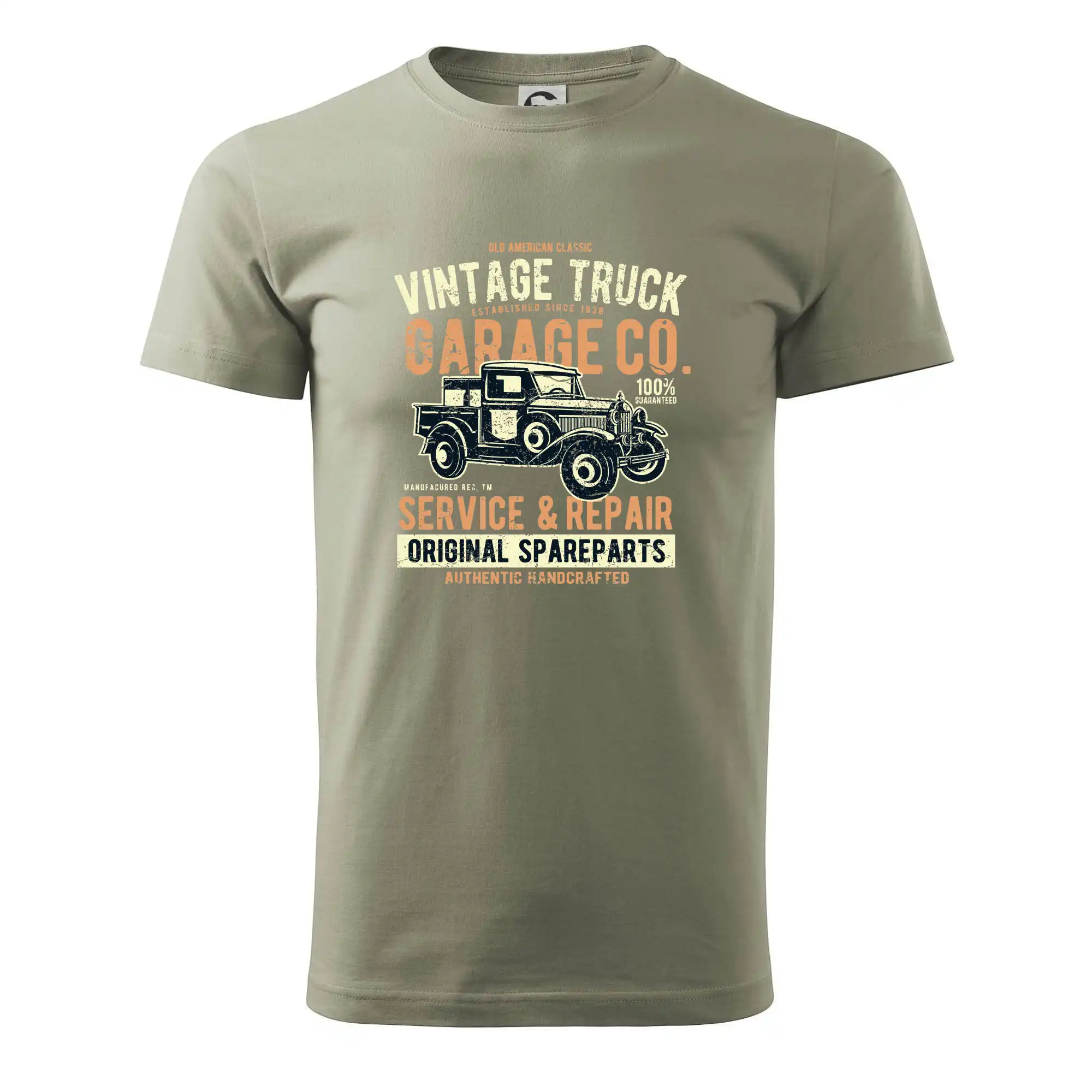 Tričká s kamionmi a nákladiakmi - Vintage Truck - Klasické pánske tričko vyššej gramáže