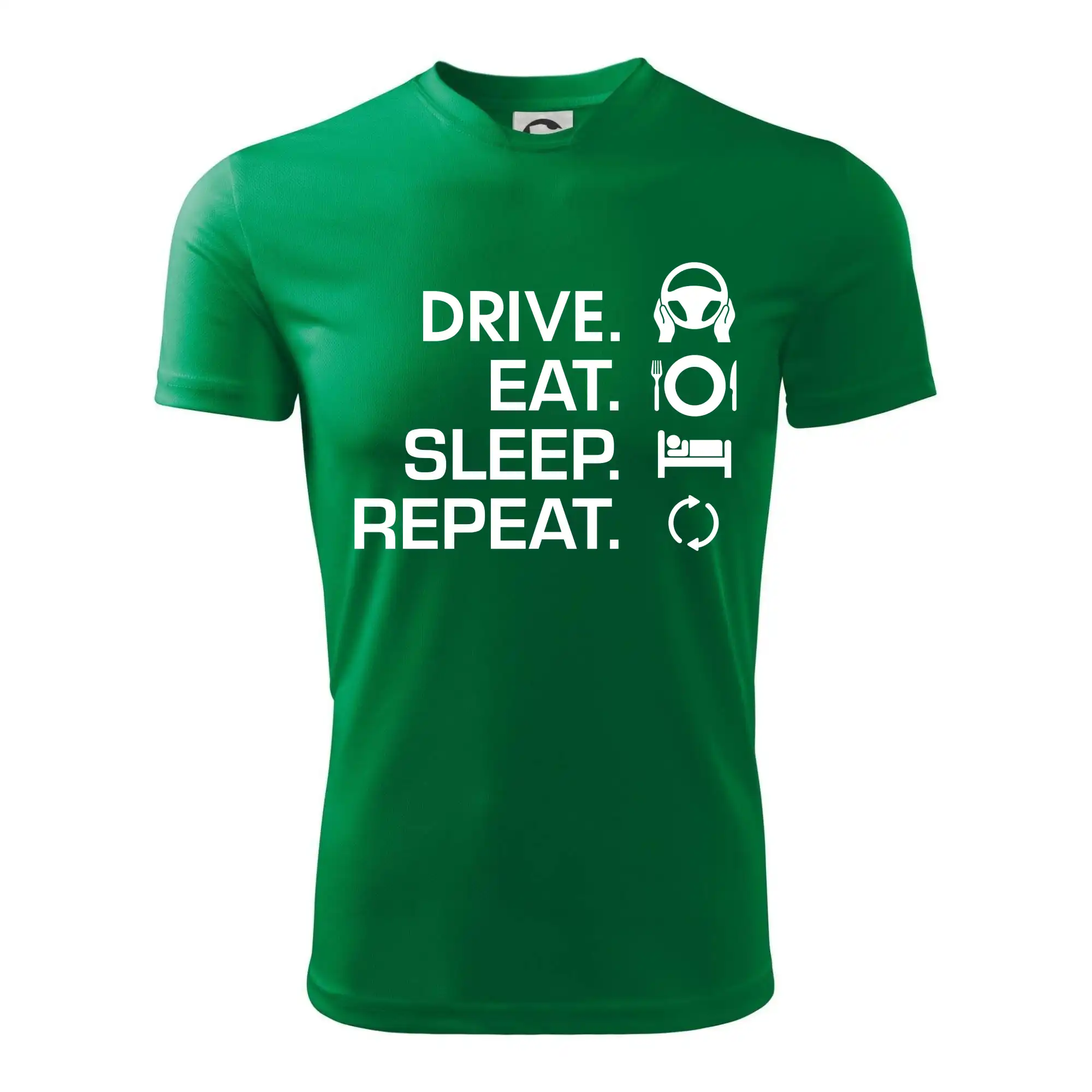 Auto tričká - Drive eat sleep repeat - Detské tričko športové