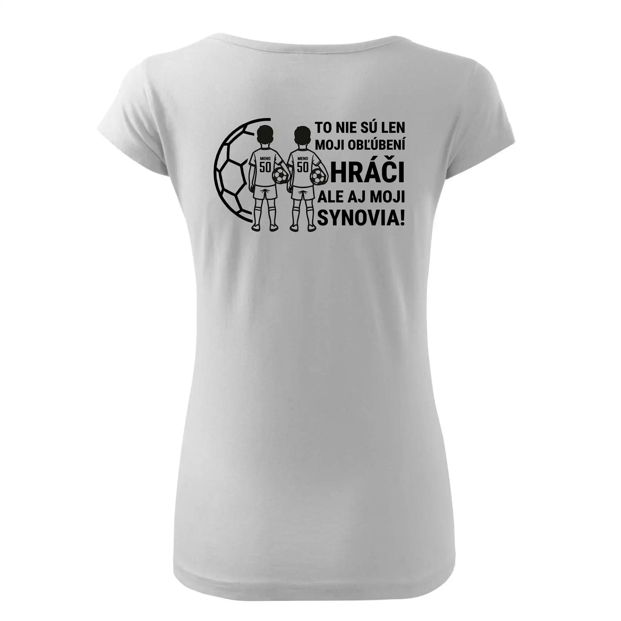 Futbalová mama - Dvaja synovia (vaše meno a číslo)