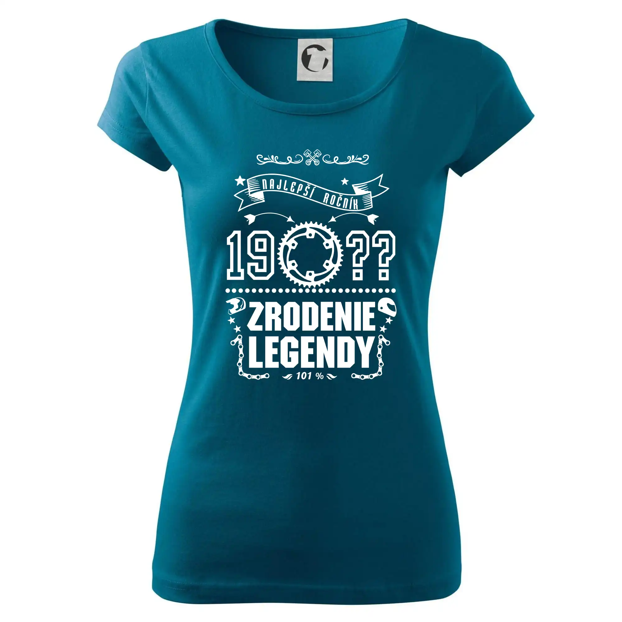 Trička Zrodenie legendy - Zrodenie legendy - pre motorkárov - Dámske tričko Pure