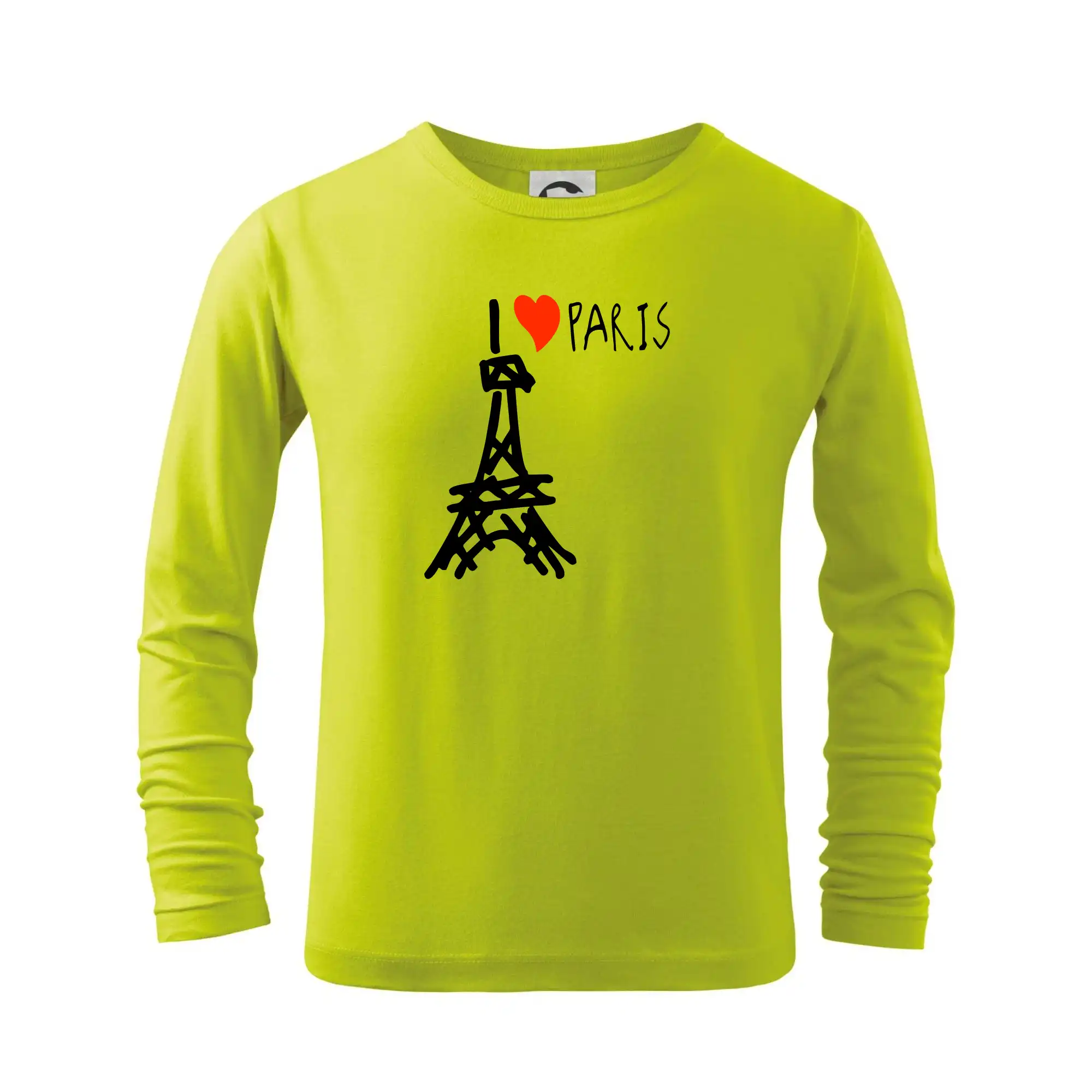 Tričká Francúzsko - I love Paris - Tričko detské Long Sleeve