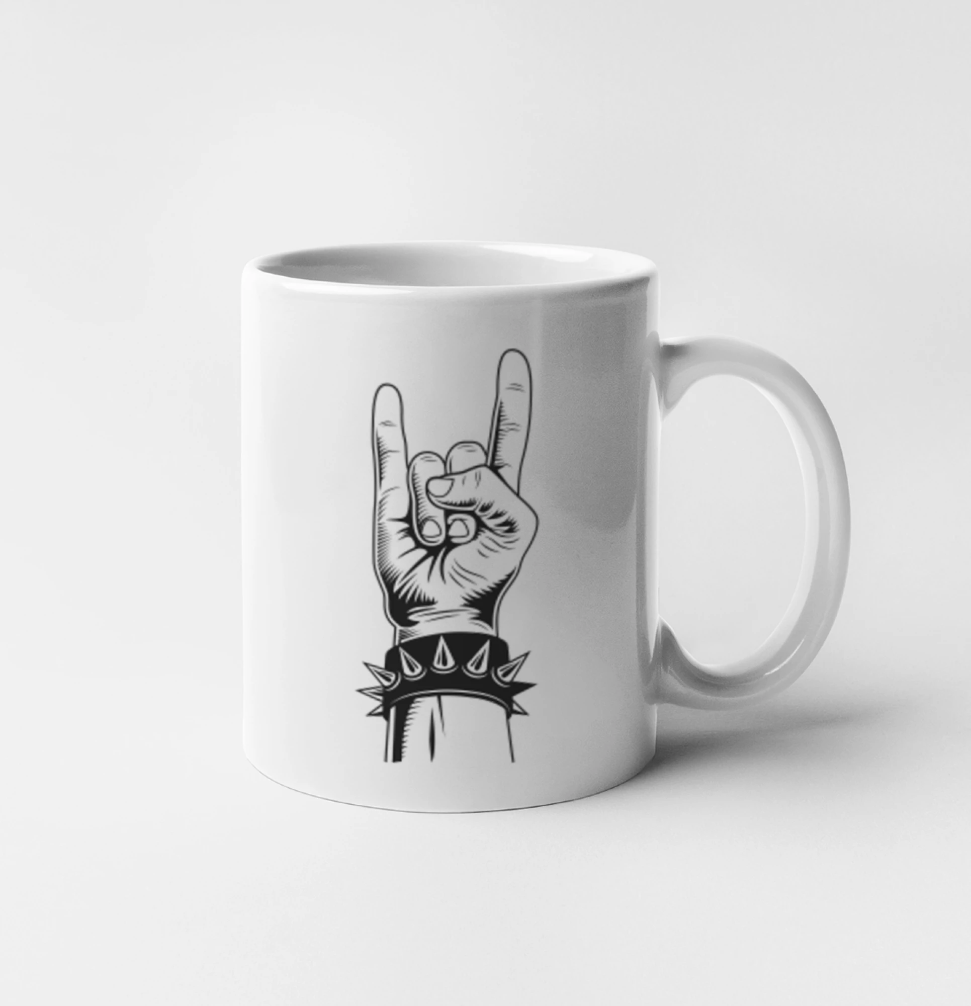 Rock ruka s náramkem