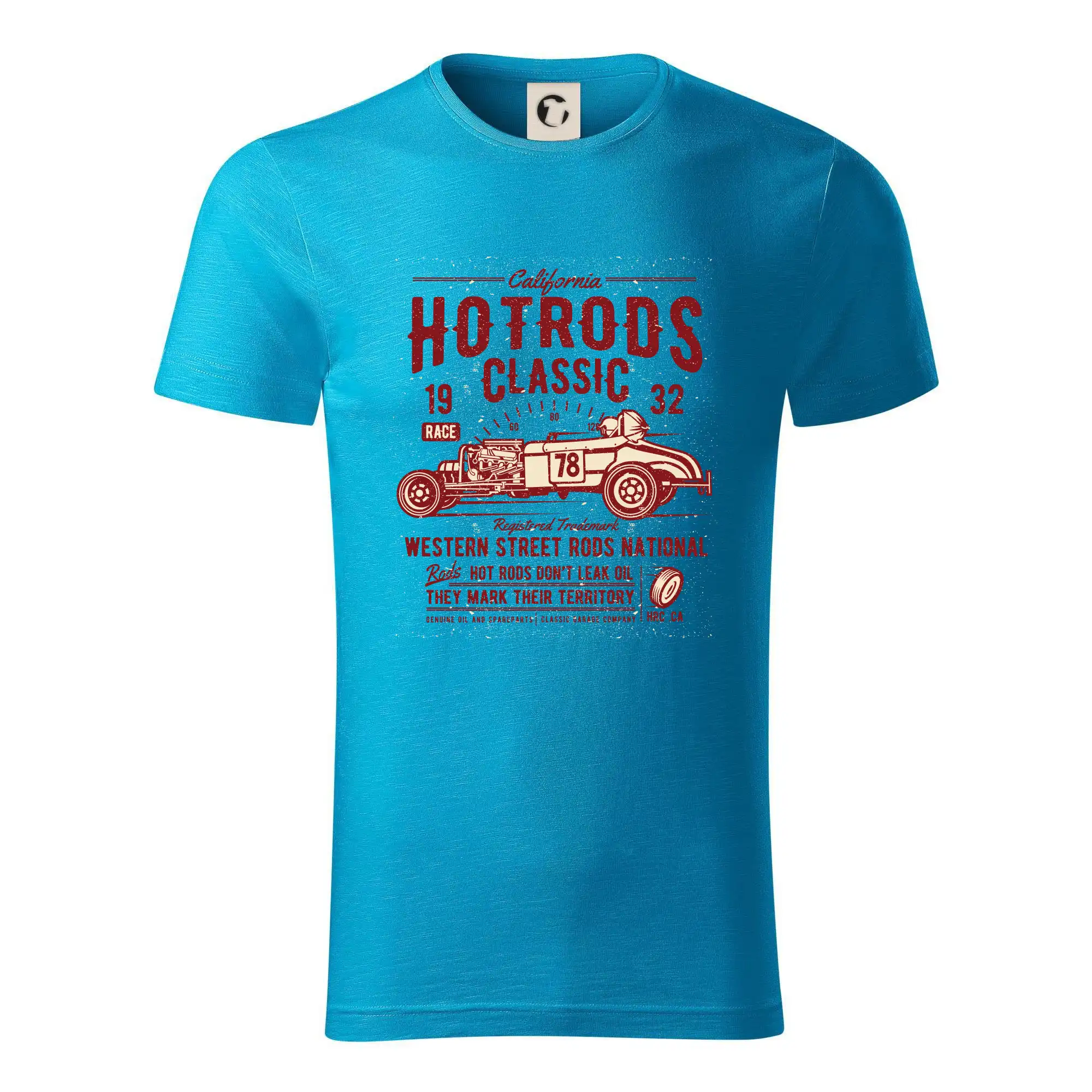 Auto tričká - Hot Rods Race Classic - Tričko z organickej bavlny