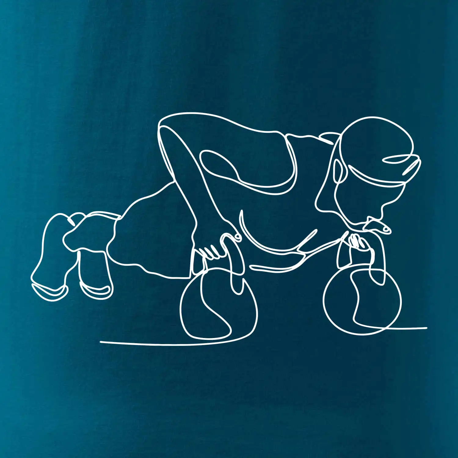 Kitebell posilování jedním tahem