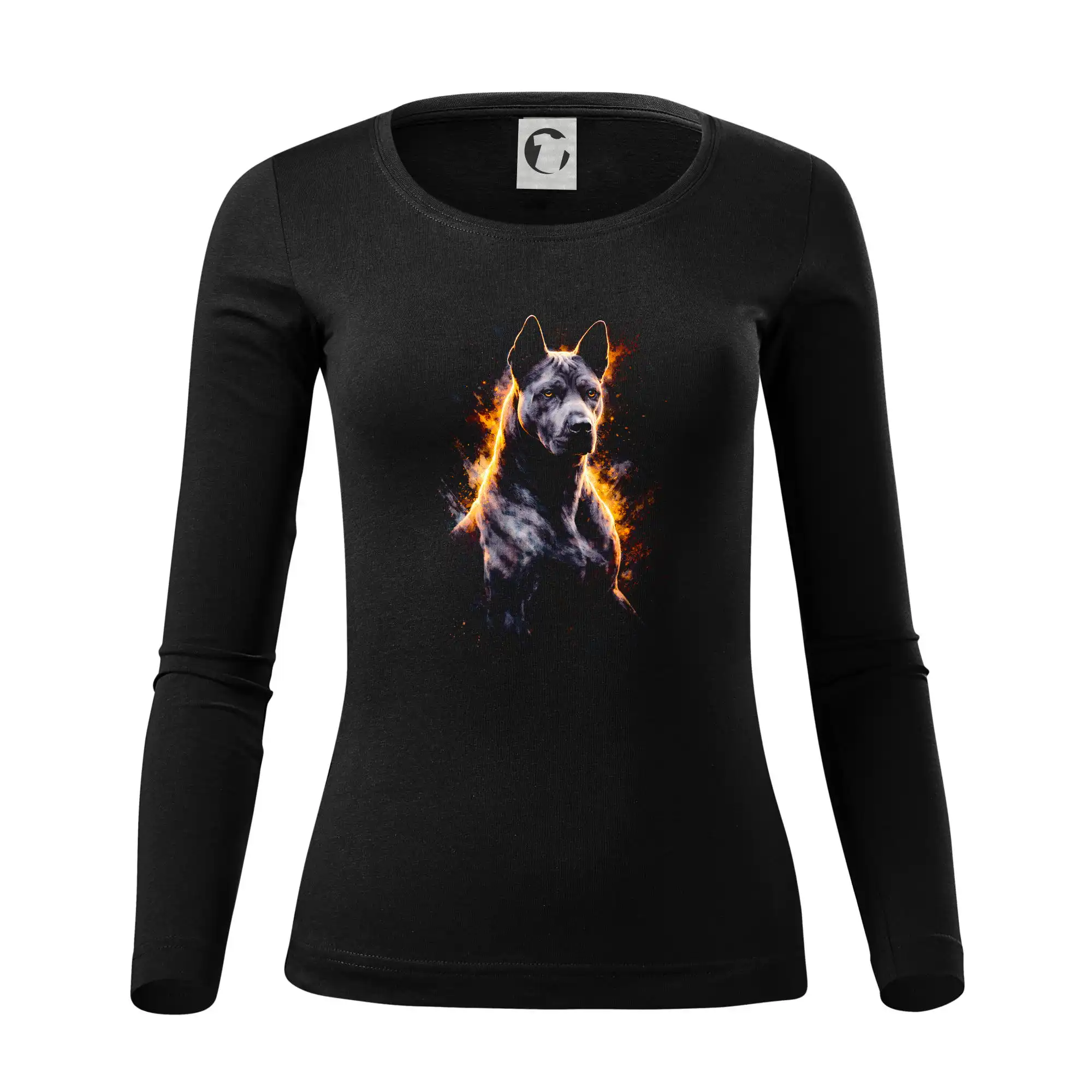 Ostatné psie plemená - Obrázok poltón Thajský ridgeback - Dámske tričko FIT-T LS - zužené