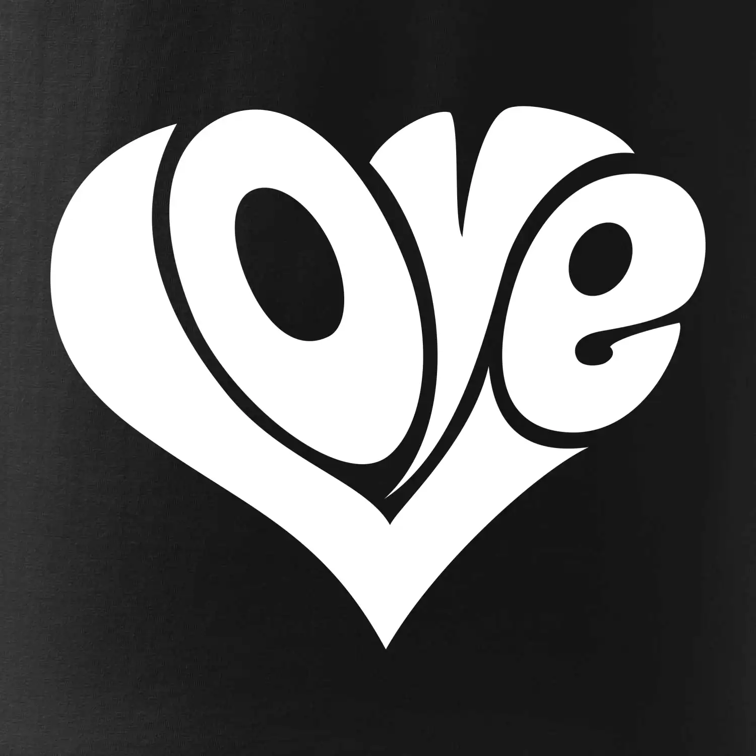 Love nápis jednoduchý