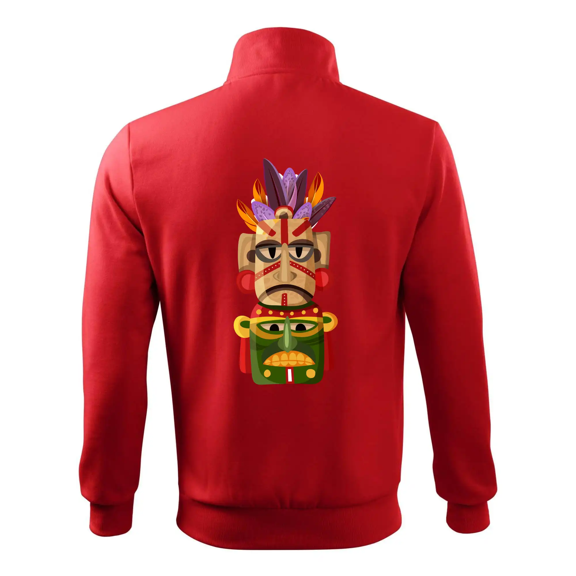 Mayové maska s peřím