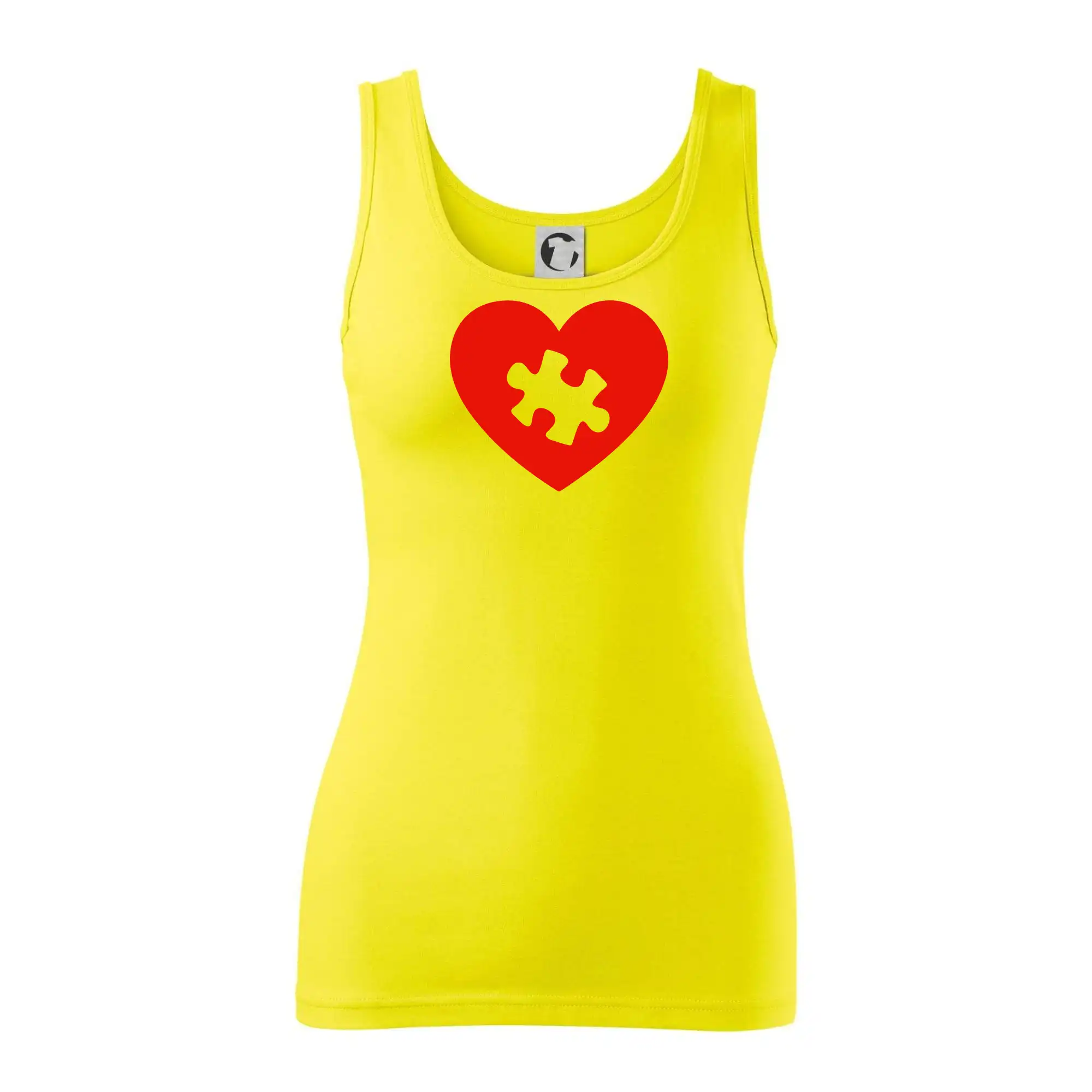 Tričká pre zamilovaných - Láska puzzle - Dámske tielko