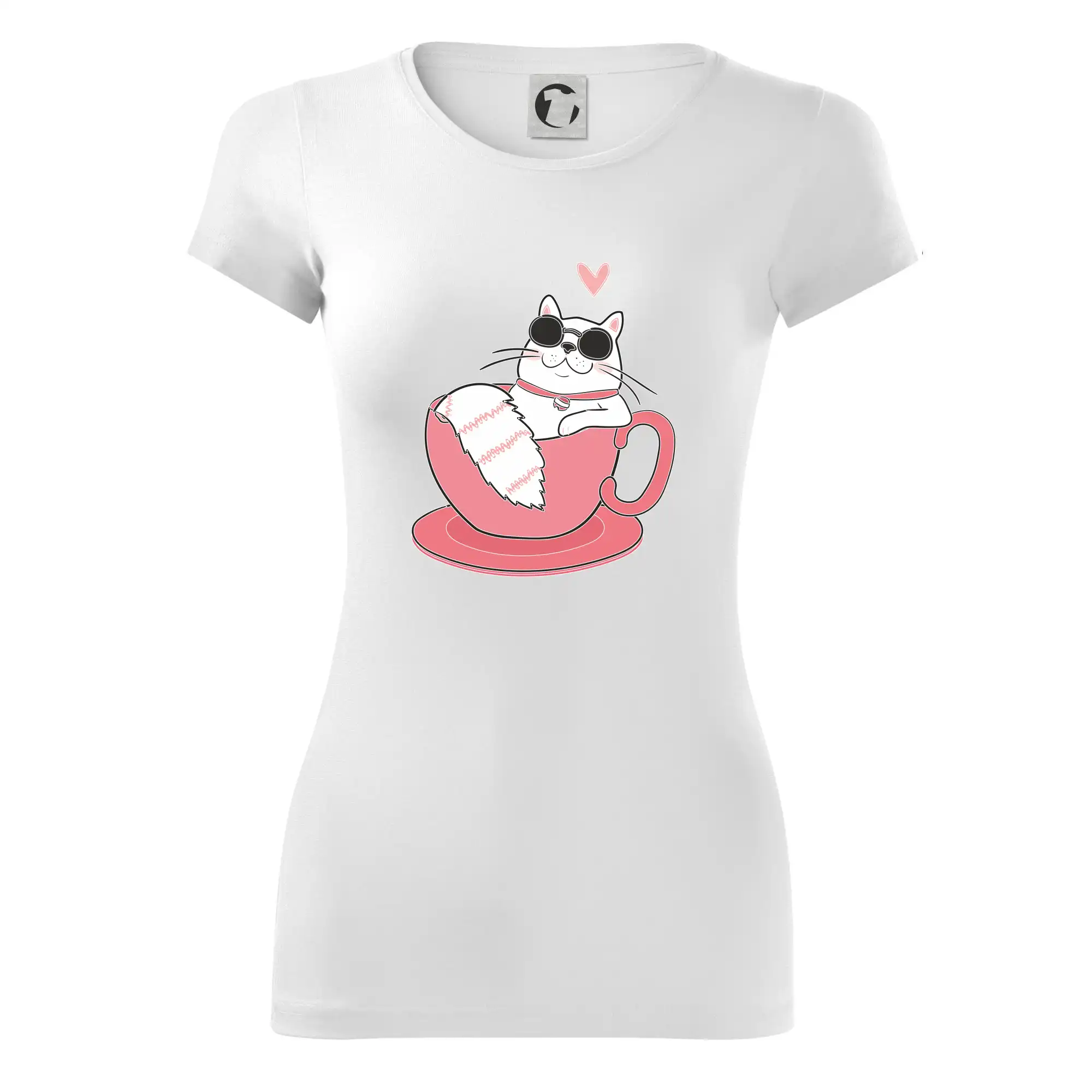 Hustá kočka v hrníčku