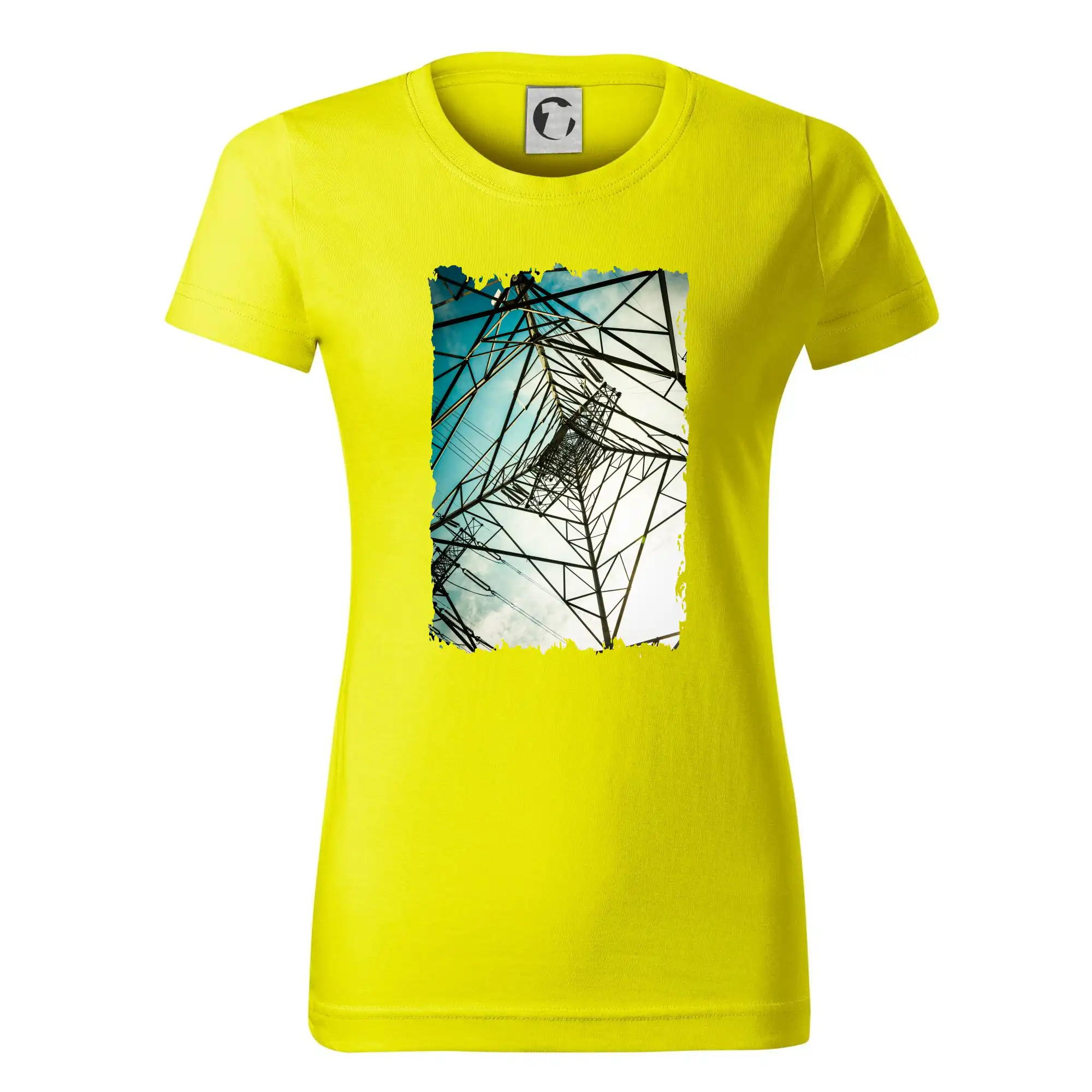 Barevné nebe - stožáry vysokého napětí