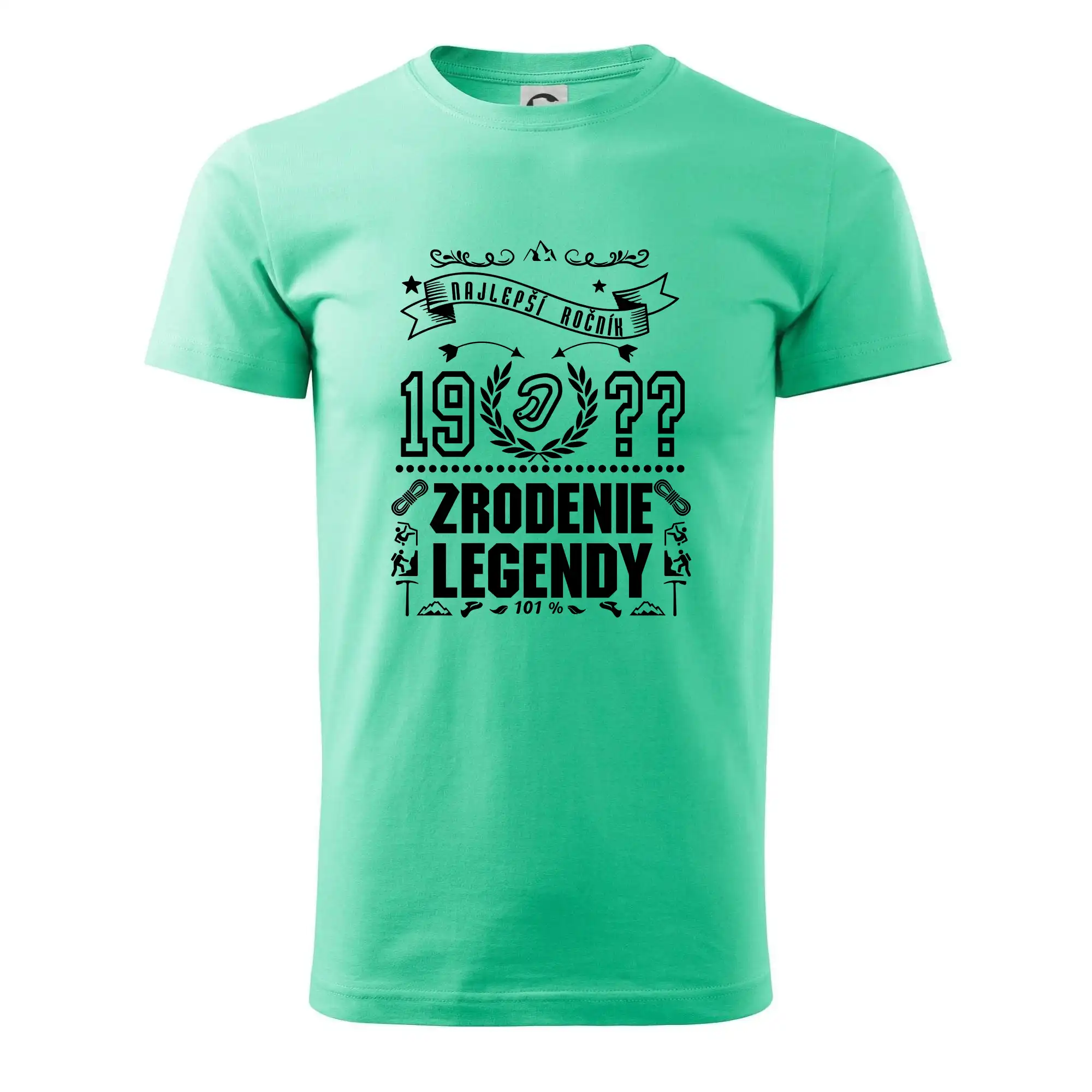 Trička Zrodenie legendy - Zrodenie legendy - pre horolezcov - Klasické pánske tričko vyššej gramáže