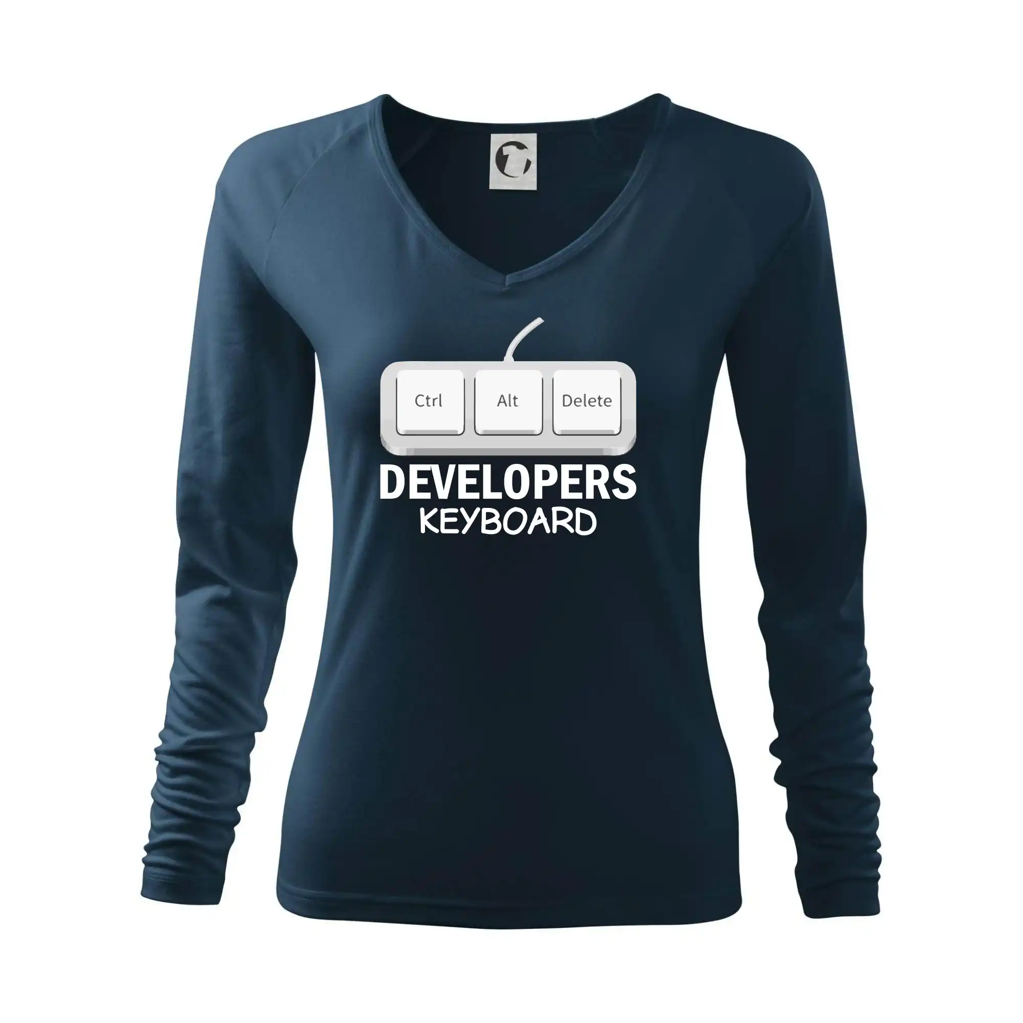 Tričká pre ajťákov - Developers keyboard - Tričko dámske Elegance