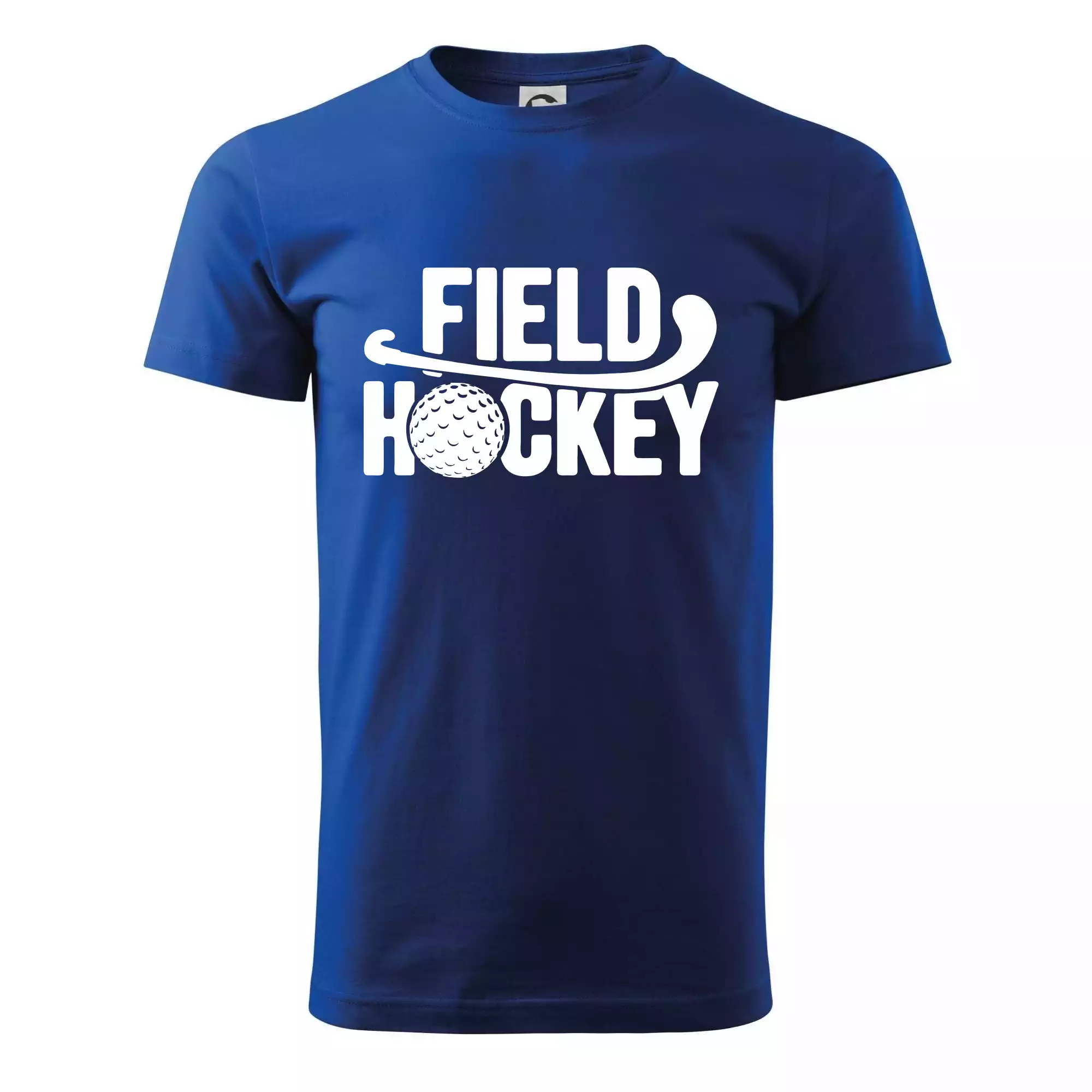 Field hockey míček a nápis