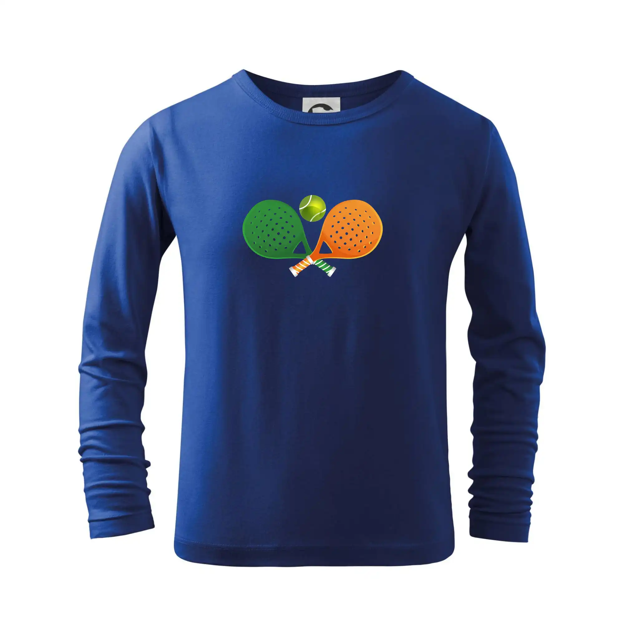 Tričká s motívmi Padel tenis - Padel - farebné rakety - Tričko detské Long Sleeve