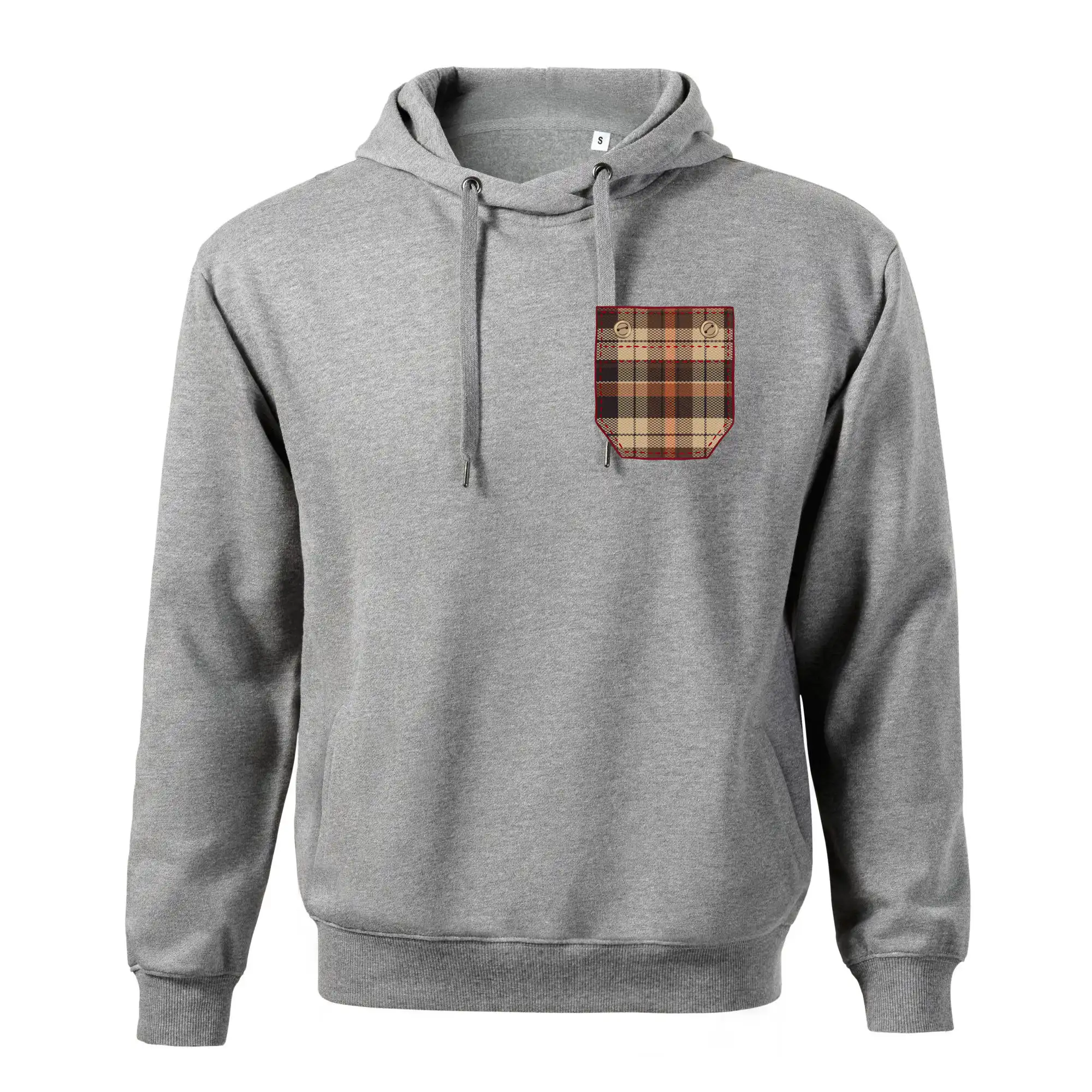 Flanelové triko hnědé