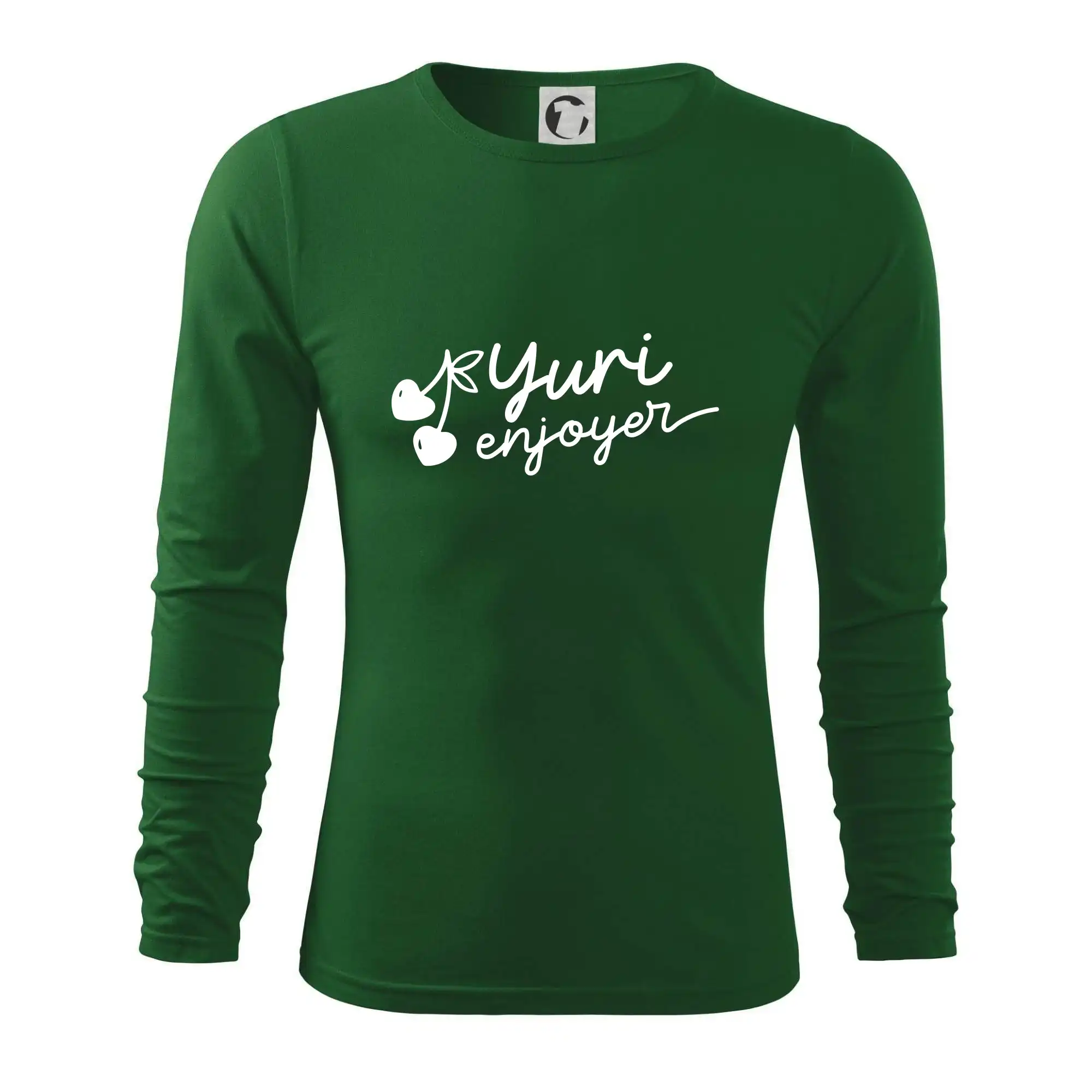 Tričká pre LGBT a Queer komunitu - Yuri enjoyer - Tričko s dlhým rukávom FIT-T long sleeve