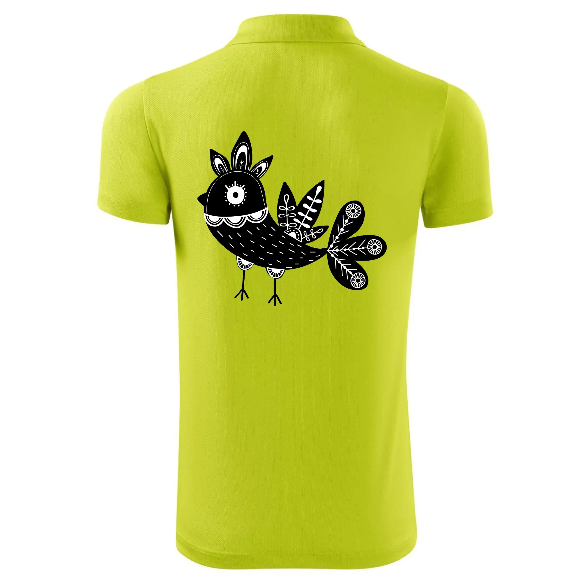 Ptáček černobílý folklór