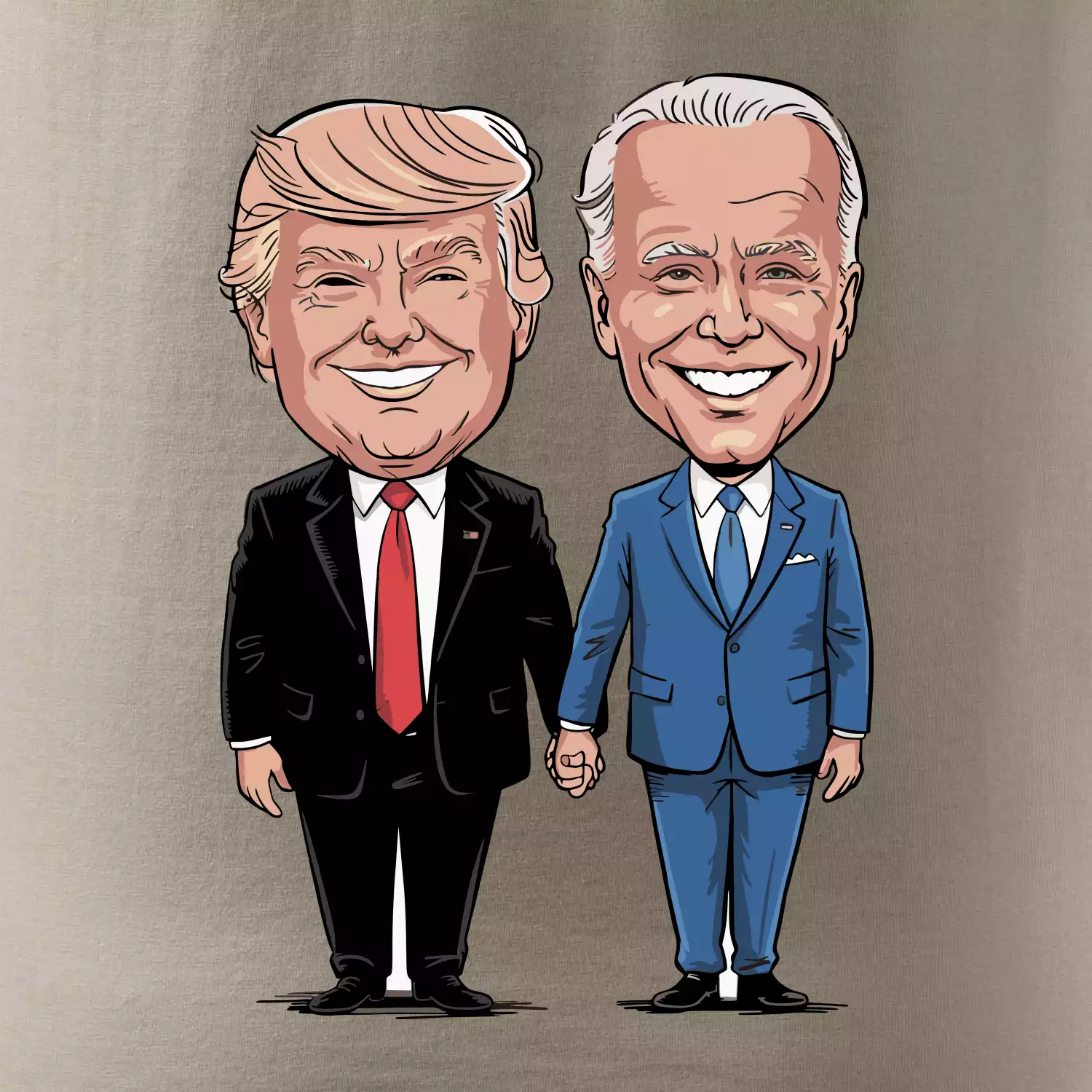 Trump a Biden - velký kamarádi