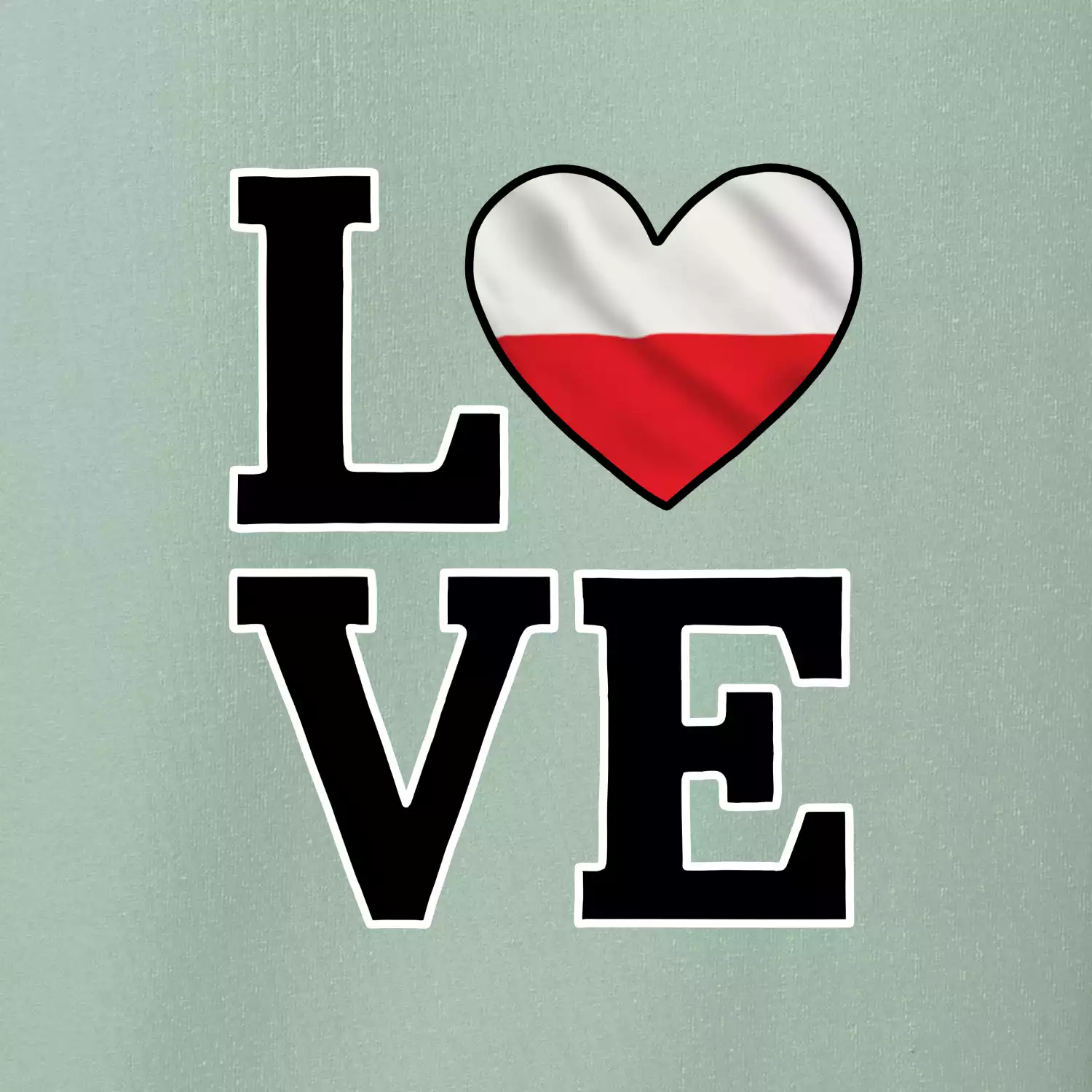Love Polská vlajka