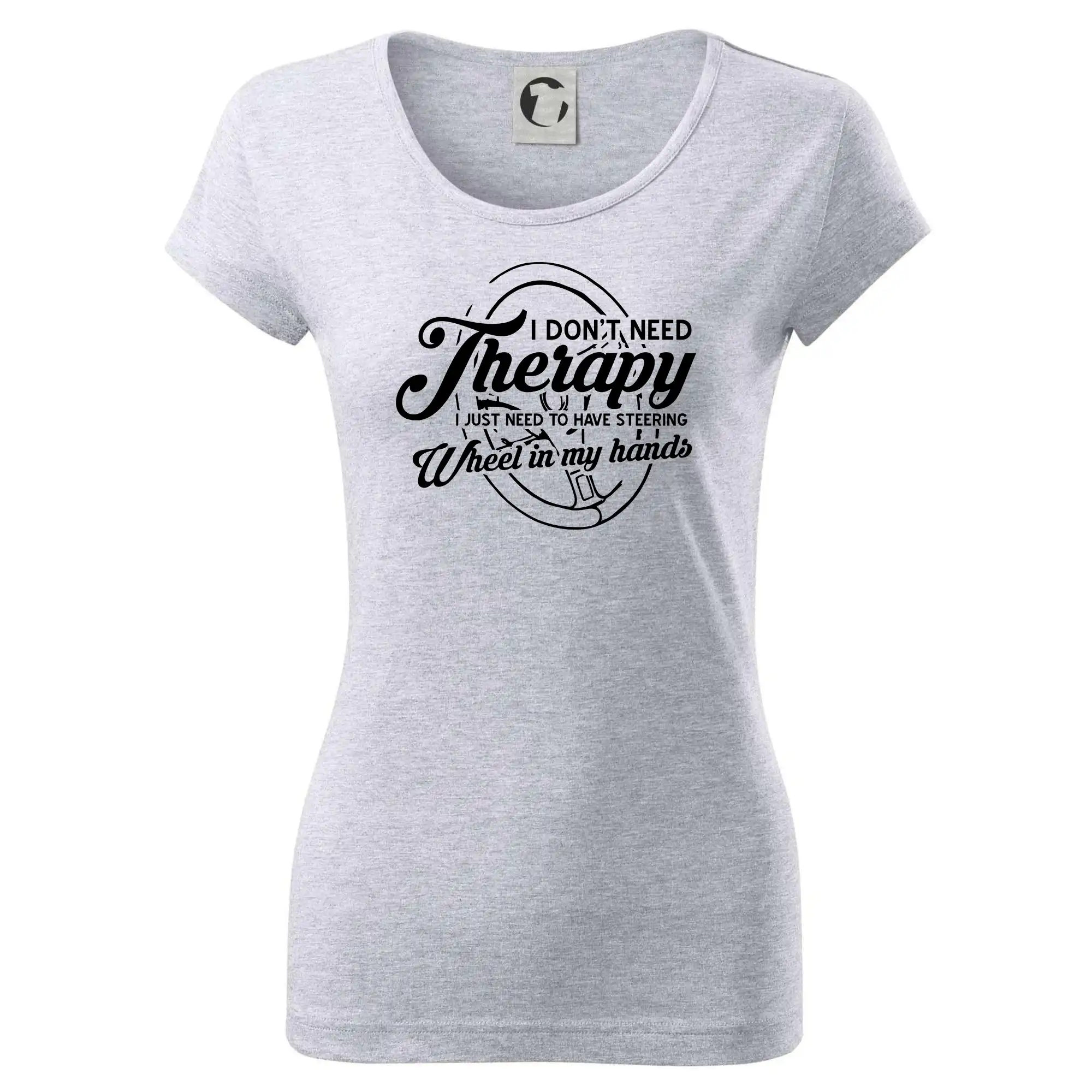 Kulatý nápis - I don't need therapy wheel in my hands