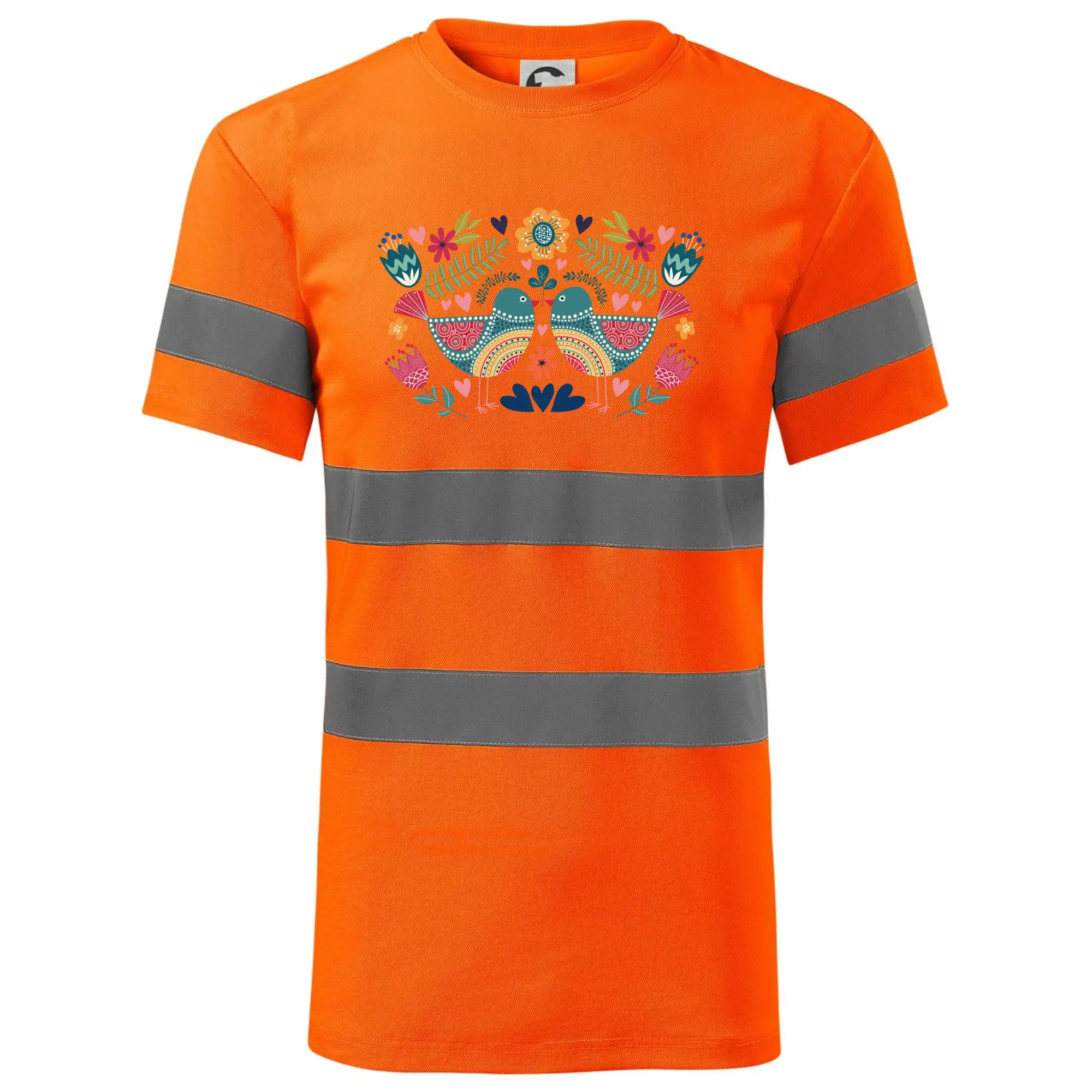 Folklor - dva barevní ptáčci