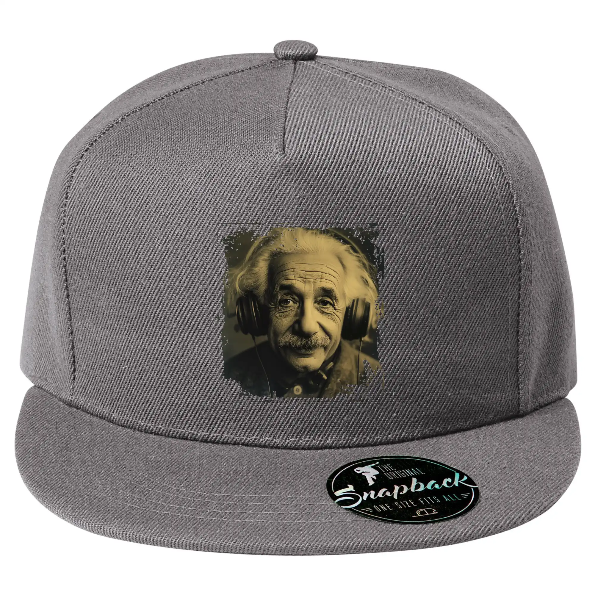 Albert se sluchátky