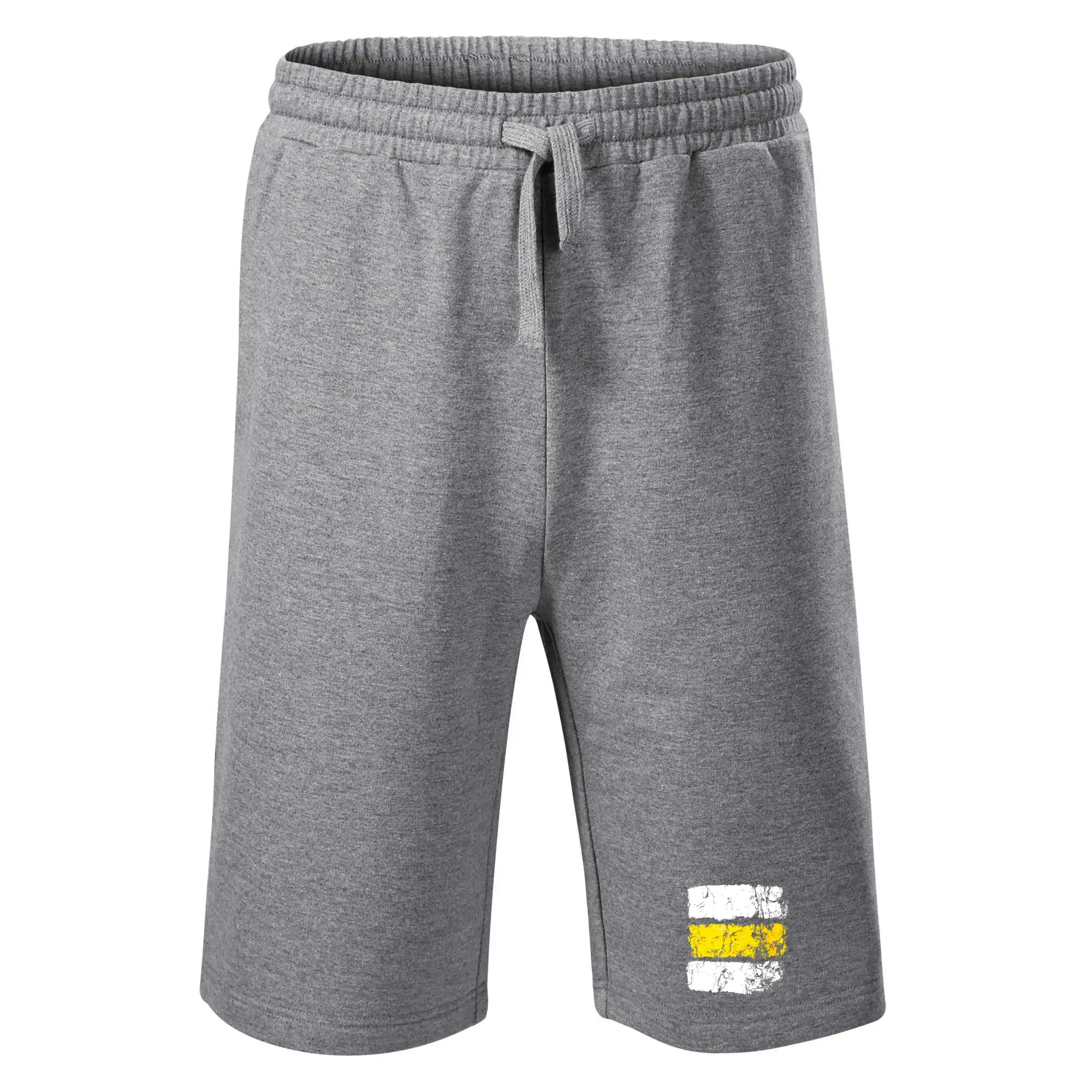 Trička pre cestovateľov - Turistická značka - žltá - Šortky pánske bavlnené