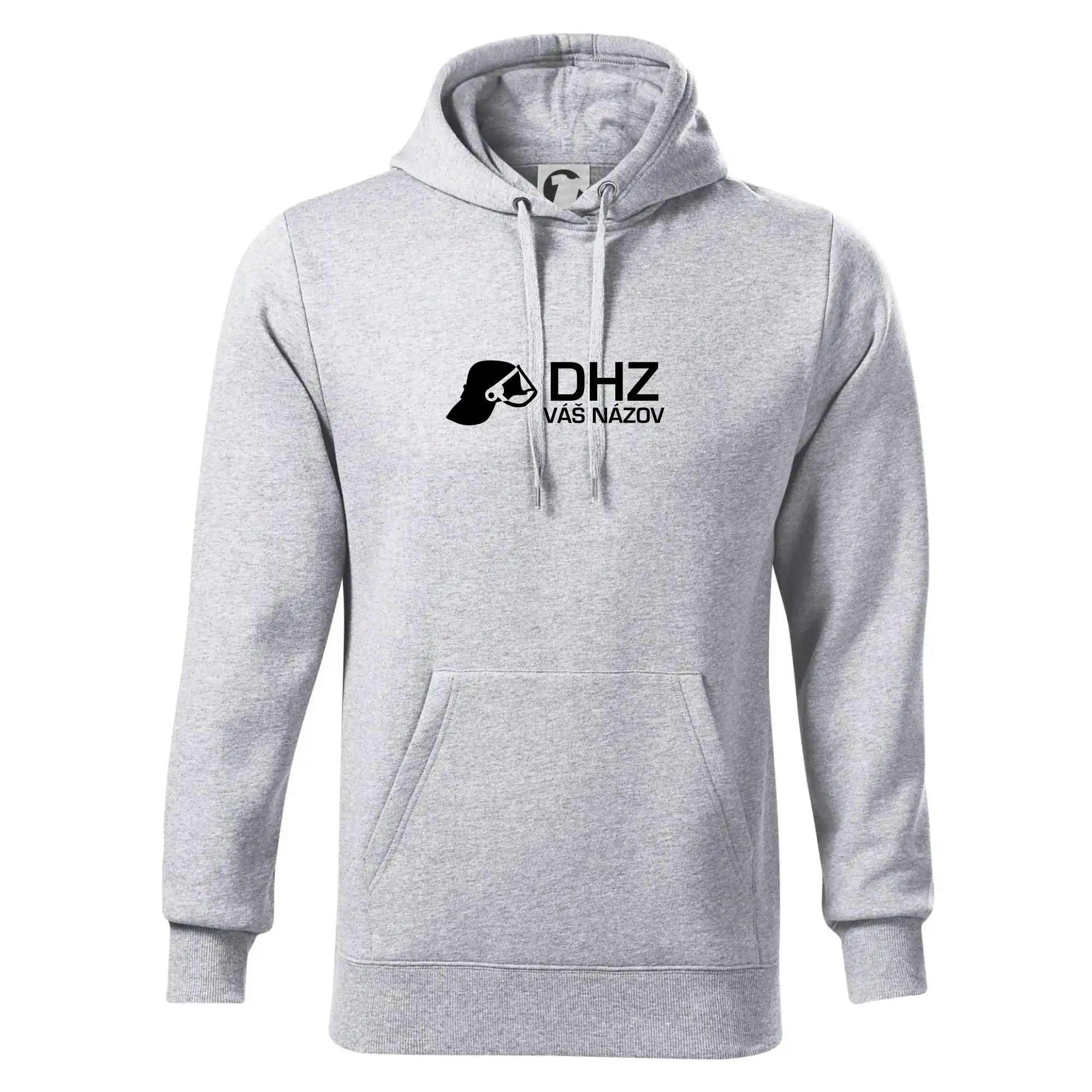 Originálne tričká pre hasičov - DHZ Helma - vlastný nápis - Mikina pánska Cape s kapucňou